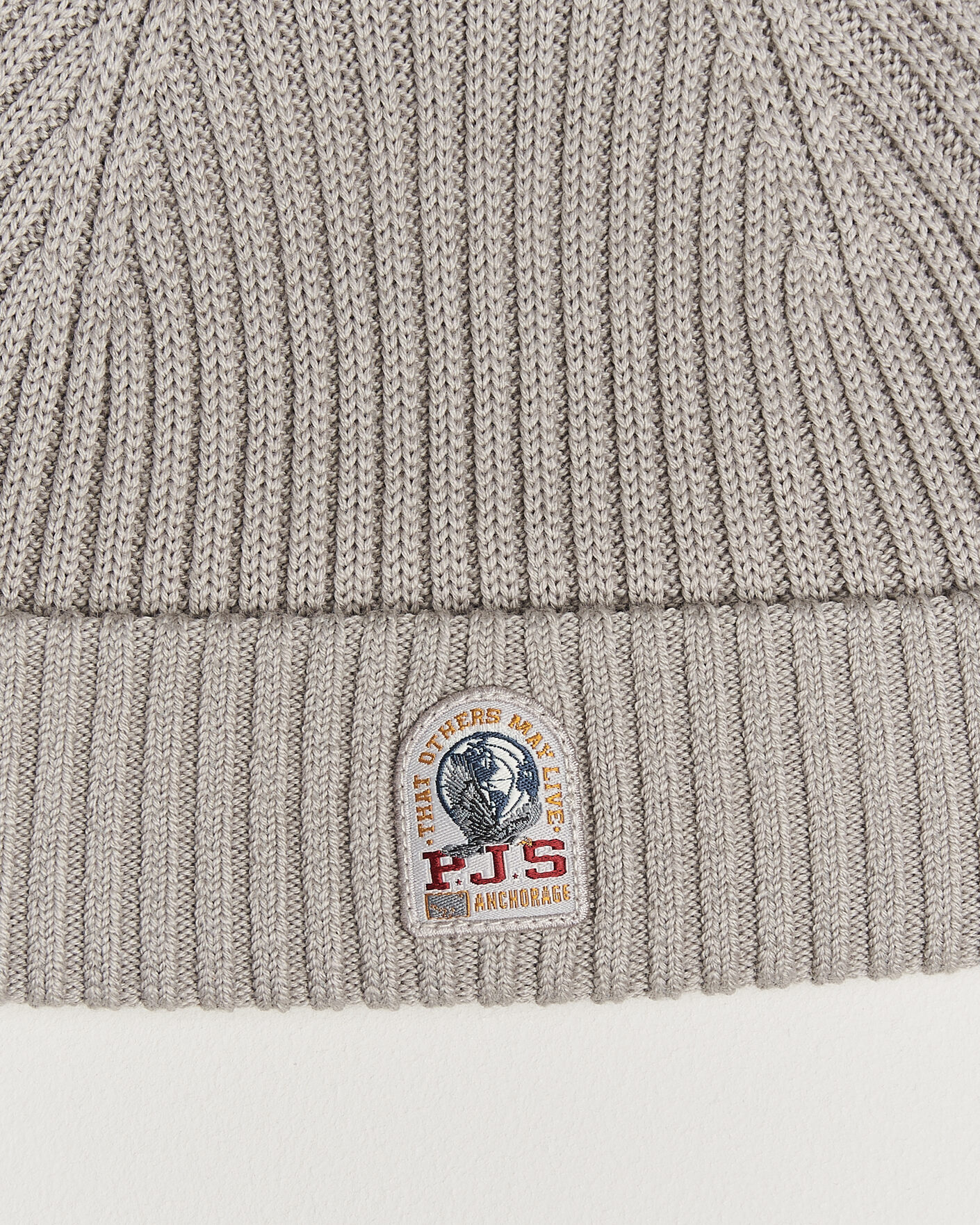 Men | Beanies | Parajumpers | Matio Ribbed Hat Mid Grey