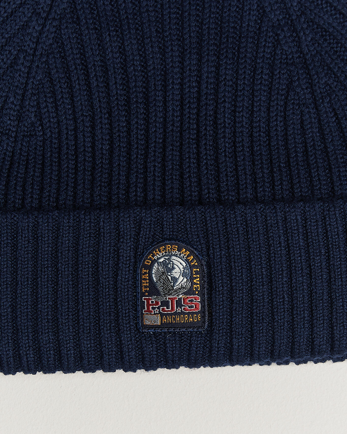 Men | Beanies | Parajumpers | Matio Ribbed Hat Blue Navy