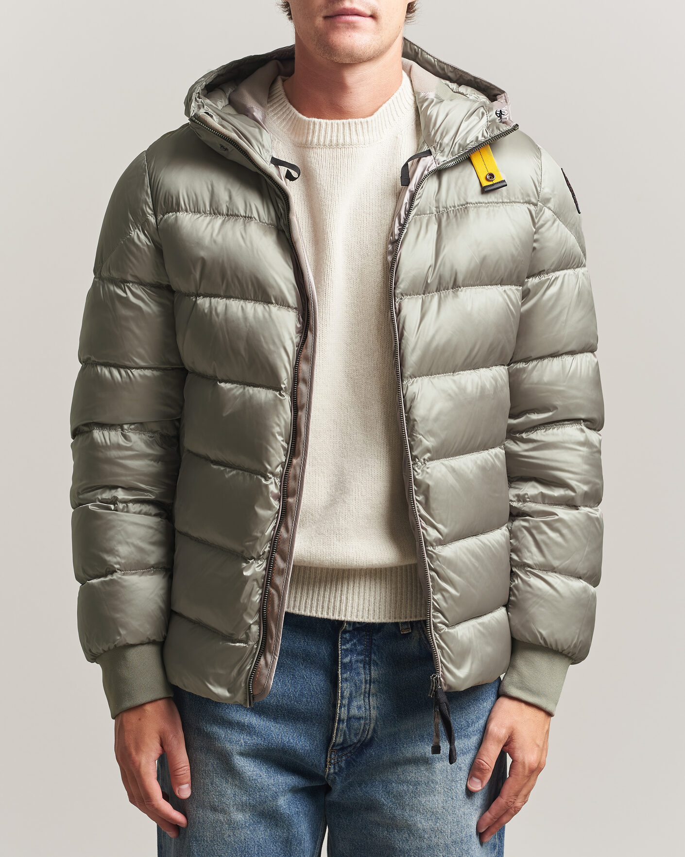 Men | Coats & Jackets | Parajumpers | Pharrel Sheen Hooded Jacket Mid Grey