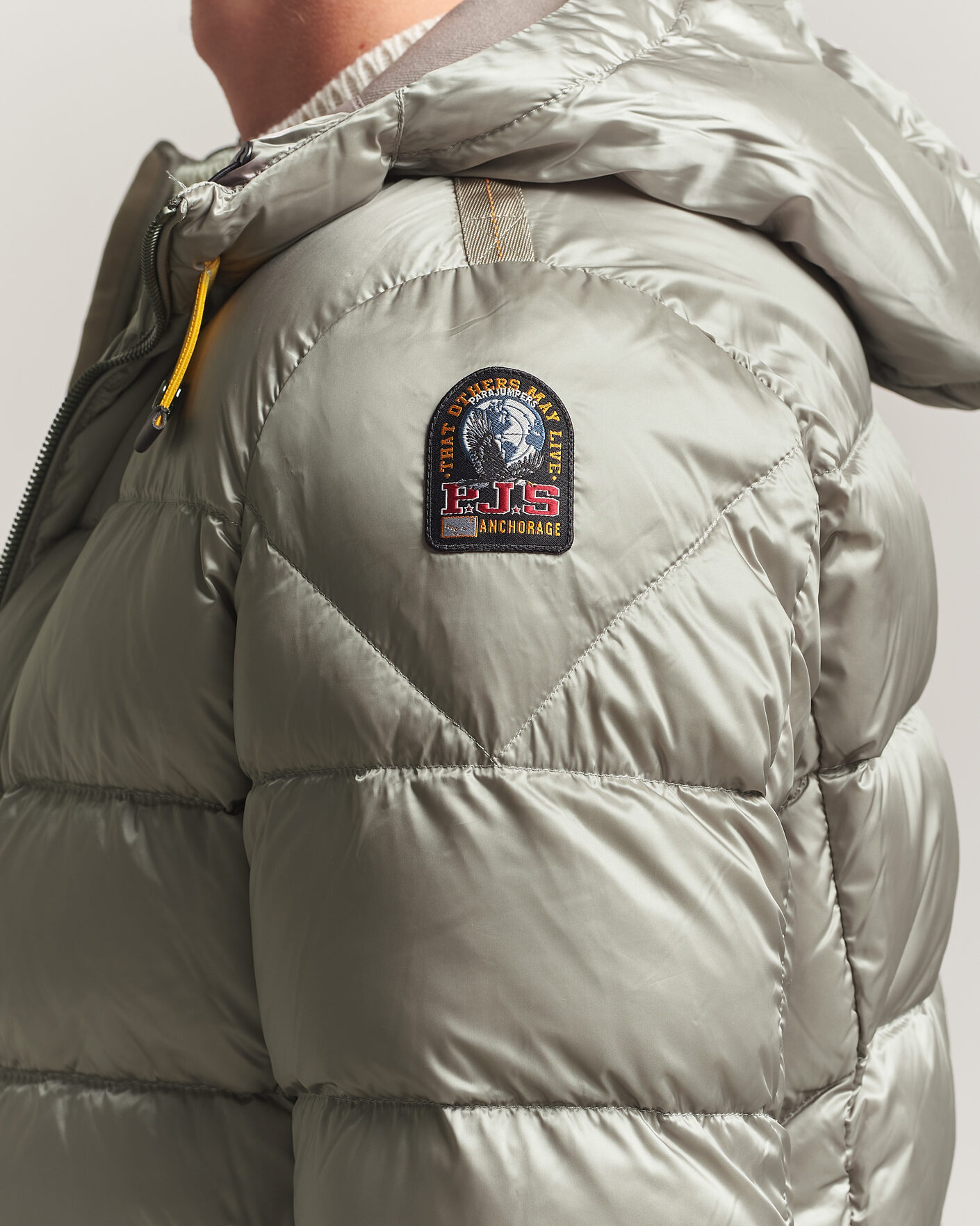 Men | Coats & Jackets | Parajumpers | Pharrel Sheen Hooded Jacket Mid Grey