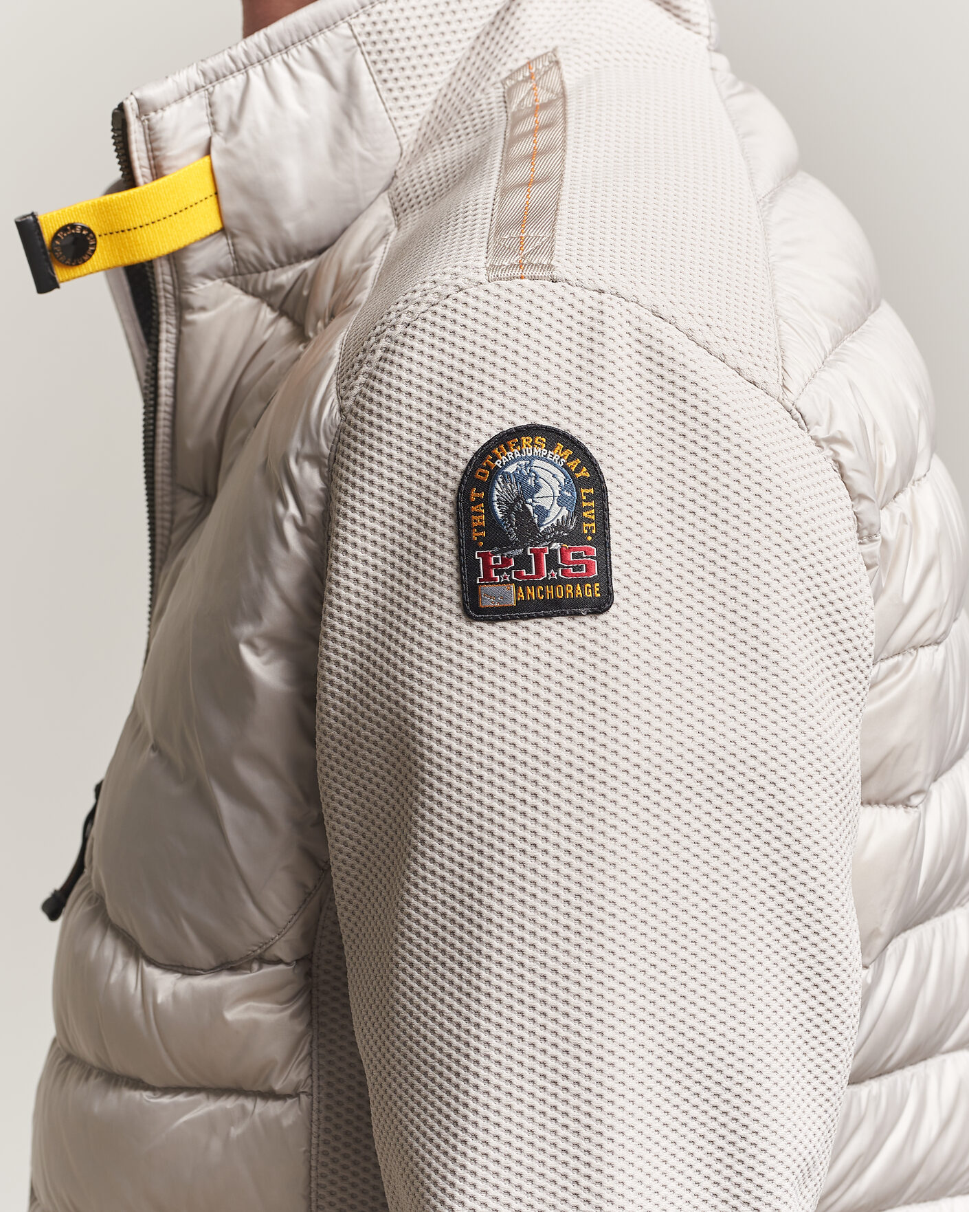 Men | Coats & Jackets | Parajumpers | Jayden Warm Up Hybrid Jacket Mid Grey