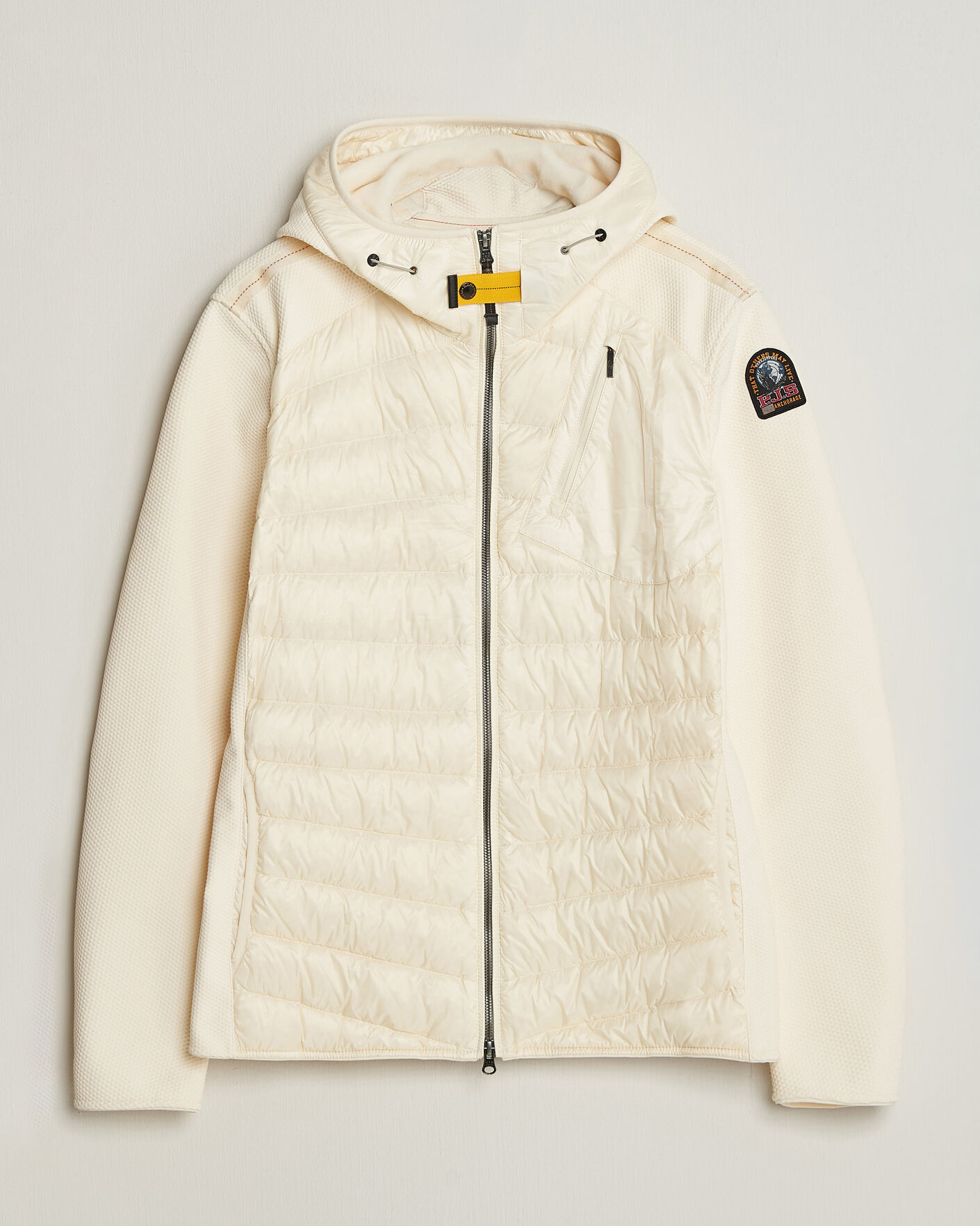 Men | Coats & Jackets | Parajumpers | Nolan Warm Up Hybrid Hooded Jacket Warm Ivory