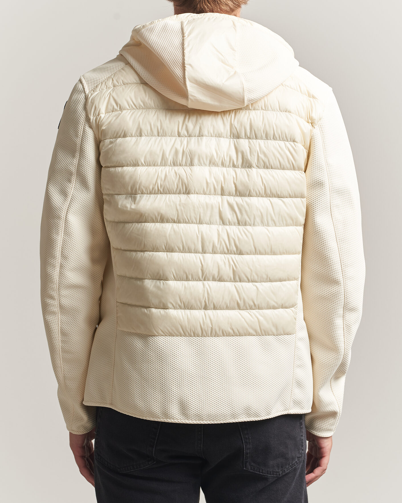 Men | Coats & Jackets | Parajumpers | Nolan Warm Up Hybrid Hooded Jacket Warm Ivory