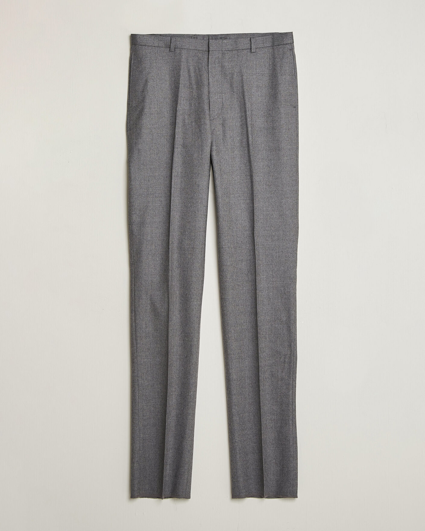 Men | Trousers | Kamakura Shirts | Saxony Wool Ivy Trousers Mid Gray