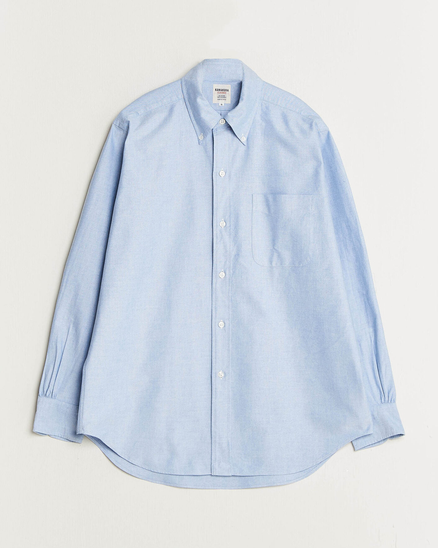 Men | Shirts | Kamakura Shirts | Ametora Japanese Oxford BD Shirt Light Blue