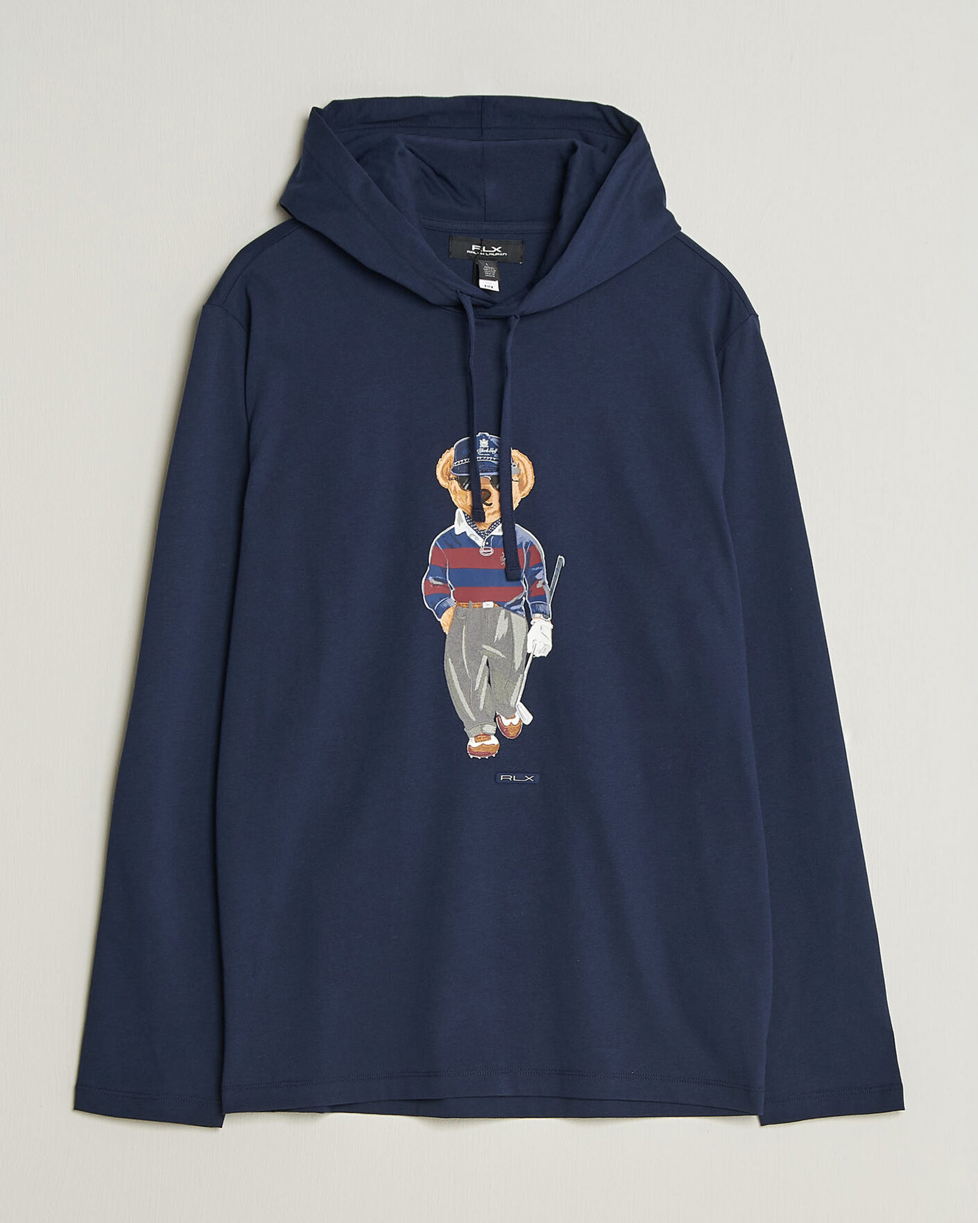 Men | Sweaters & Knitwear | RLX Ralph Lauren | Bear Hoodie Refined Navy