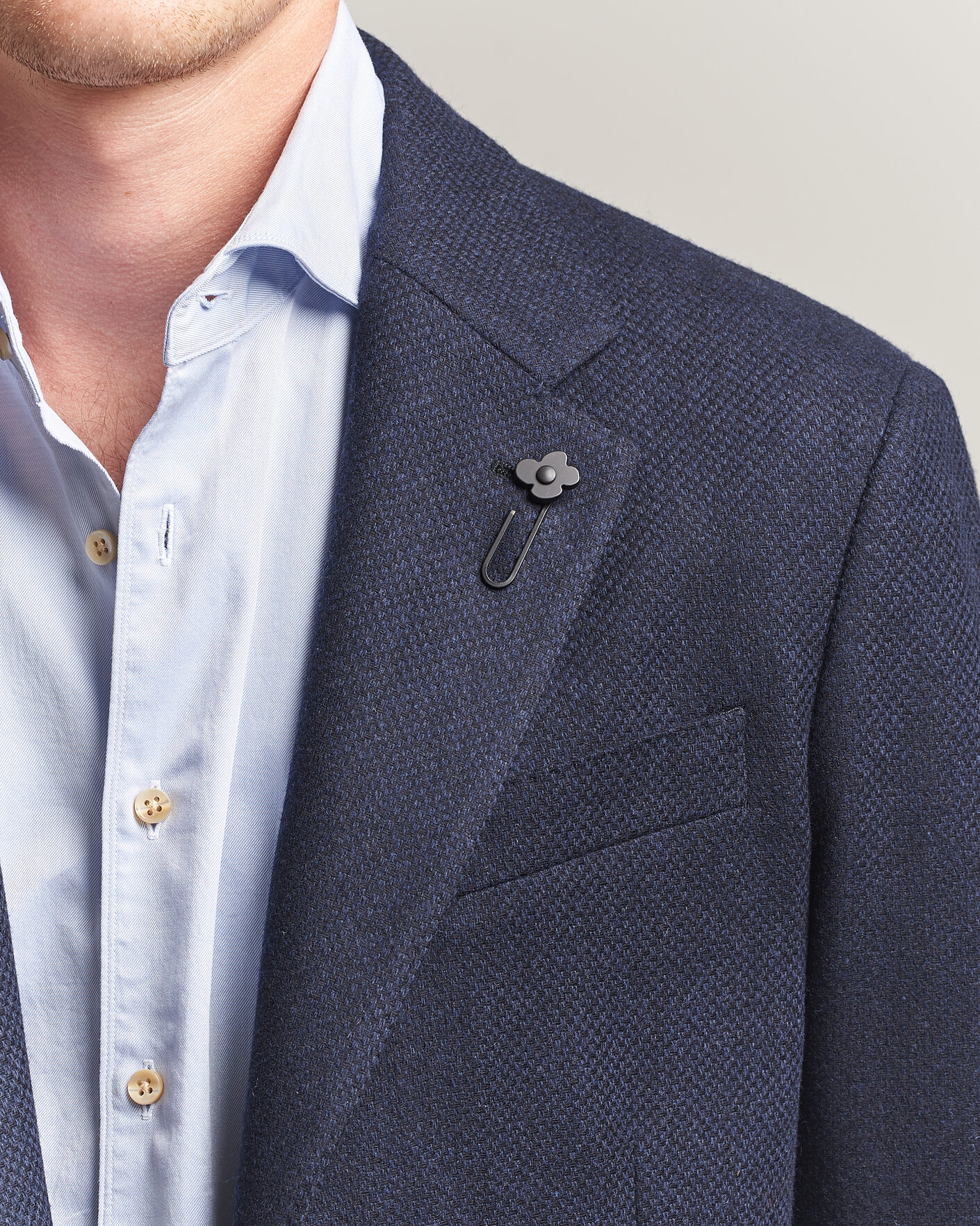 Men | Blazers | Lardini | Wool/Cashmere Blazer Navy