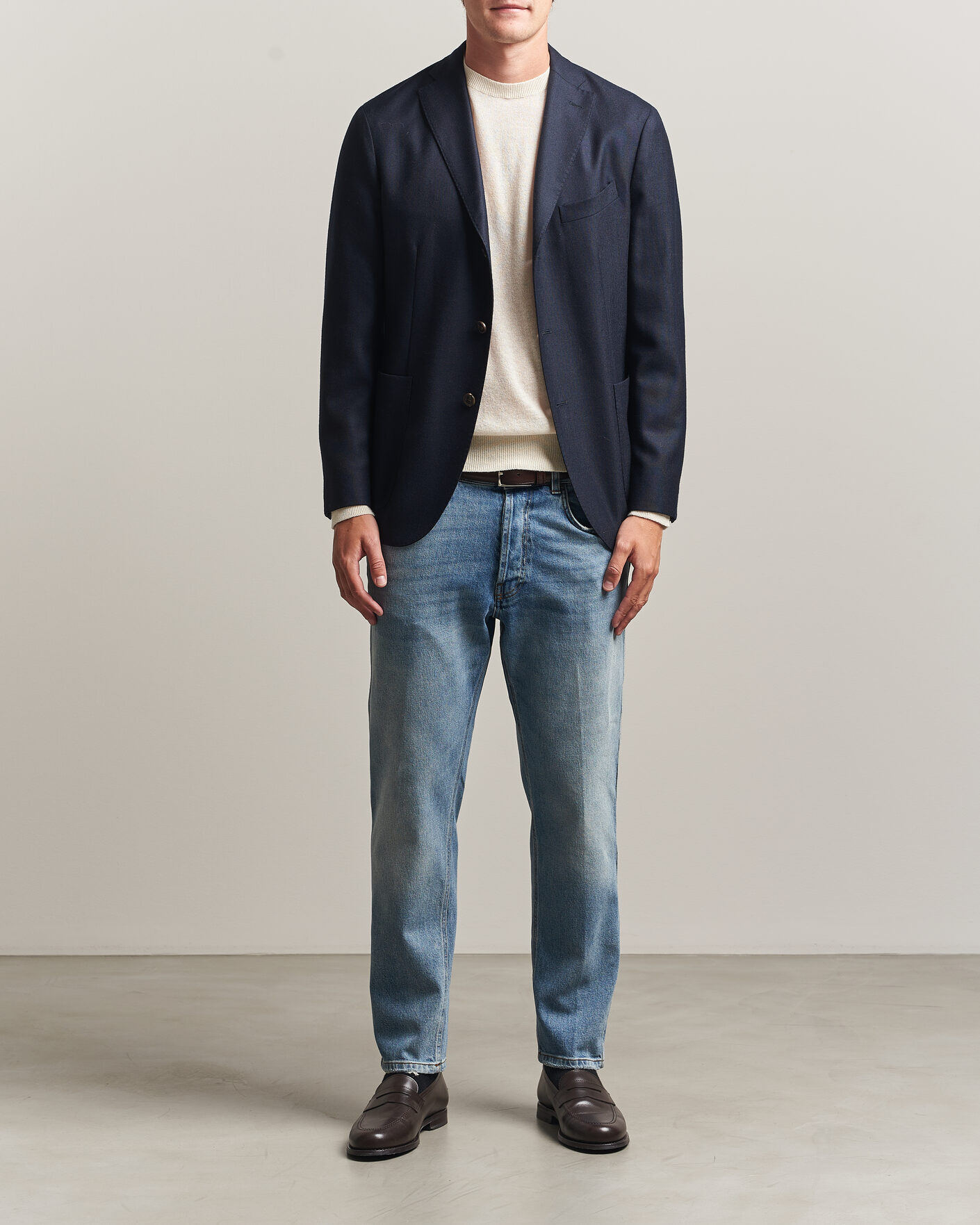 Men | Jeans | Lardini | Cotton Denim Blue