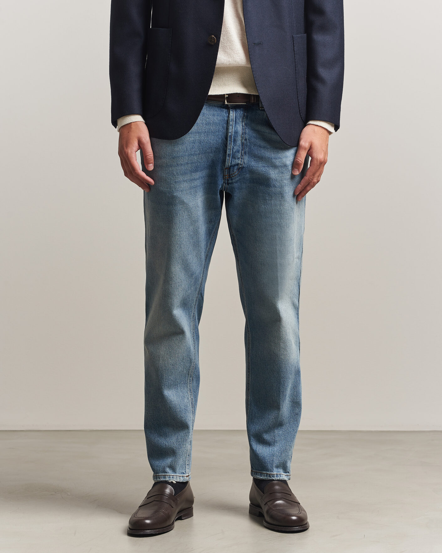 Men | Jeans | Lardini | Cotton Denim Blue