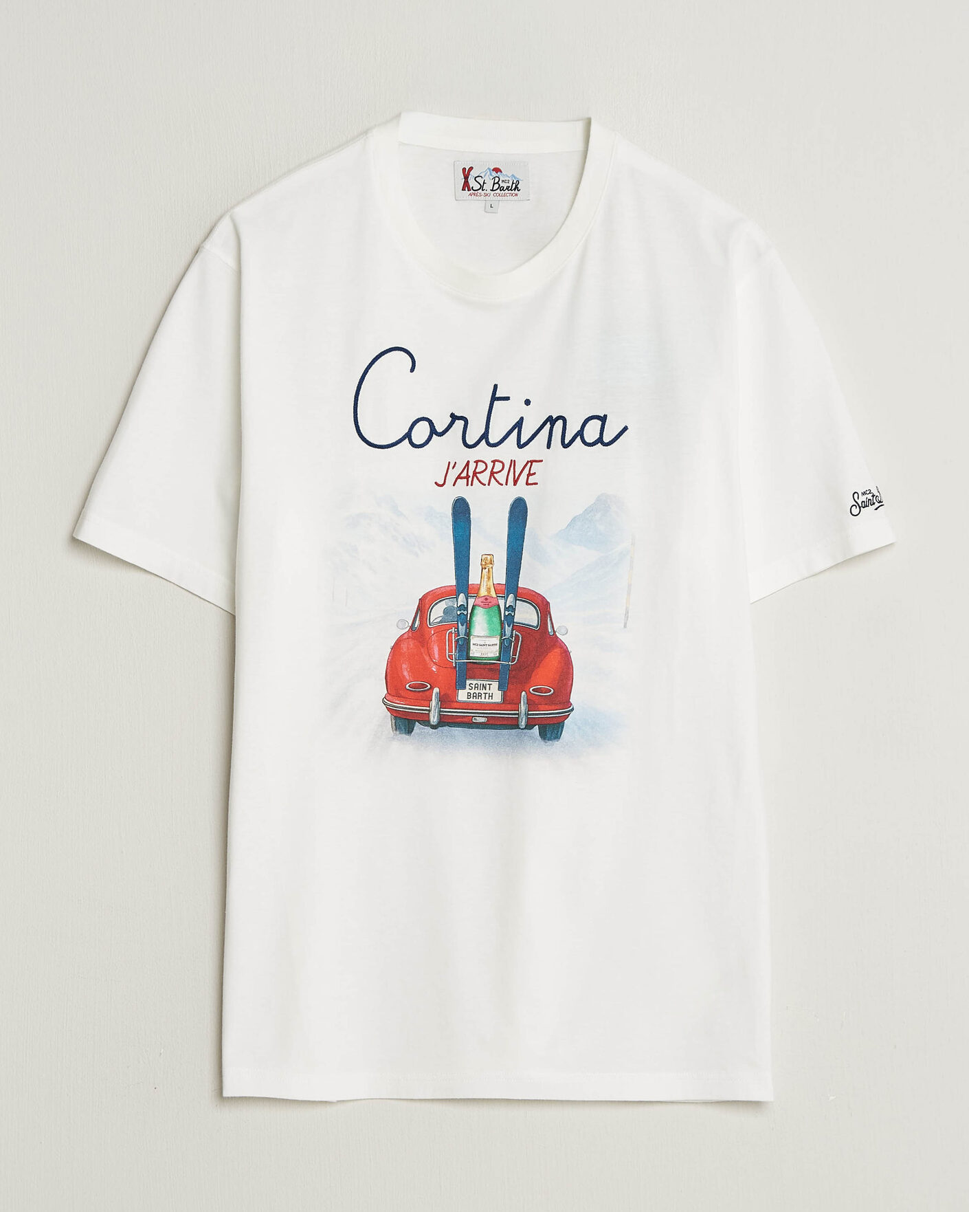 Men | T-Shirts | MC2 Saint Barth | Printed Cotton T-Shirt Cortina