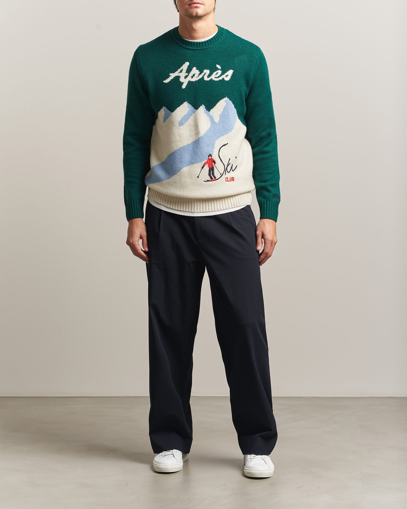 Men | Sweaters & Knitwear | MC2 Saint Barth | Bombardino Printed Sweater Apres Ski Club