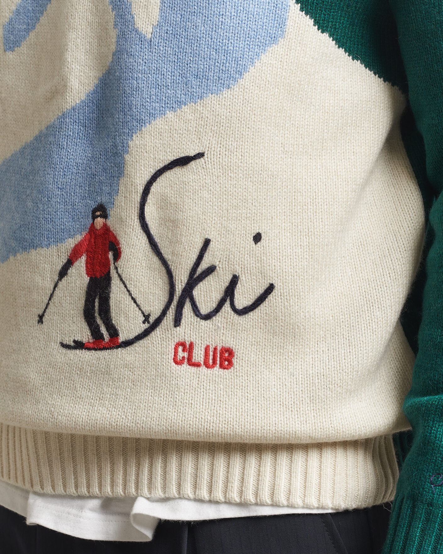Men | Sweaters & Knitwear | MC2 Saint Barth | Bombardino Printed Sweater Apres Ski Club