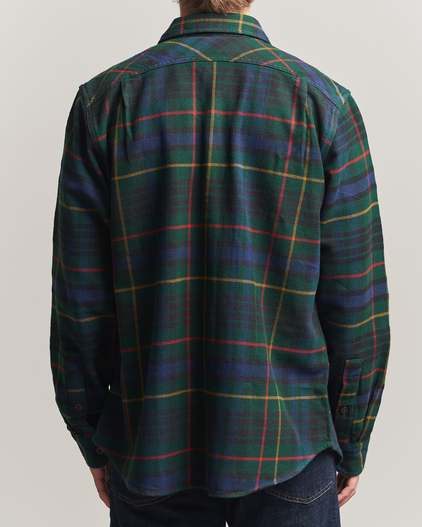 Men | Shirts | Filson | Vintage Flannel Work Shirt Green/Navy