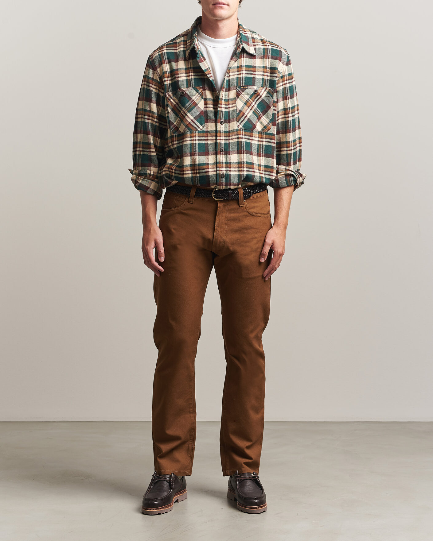 Filson The Rangeland Flannel Shirt Green at CareOfCarl.com