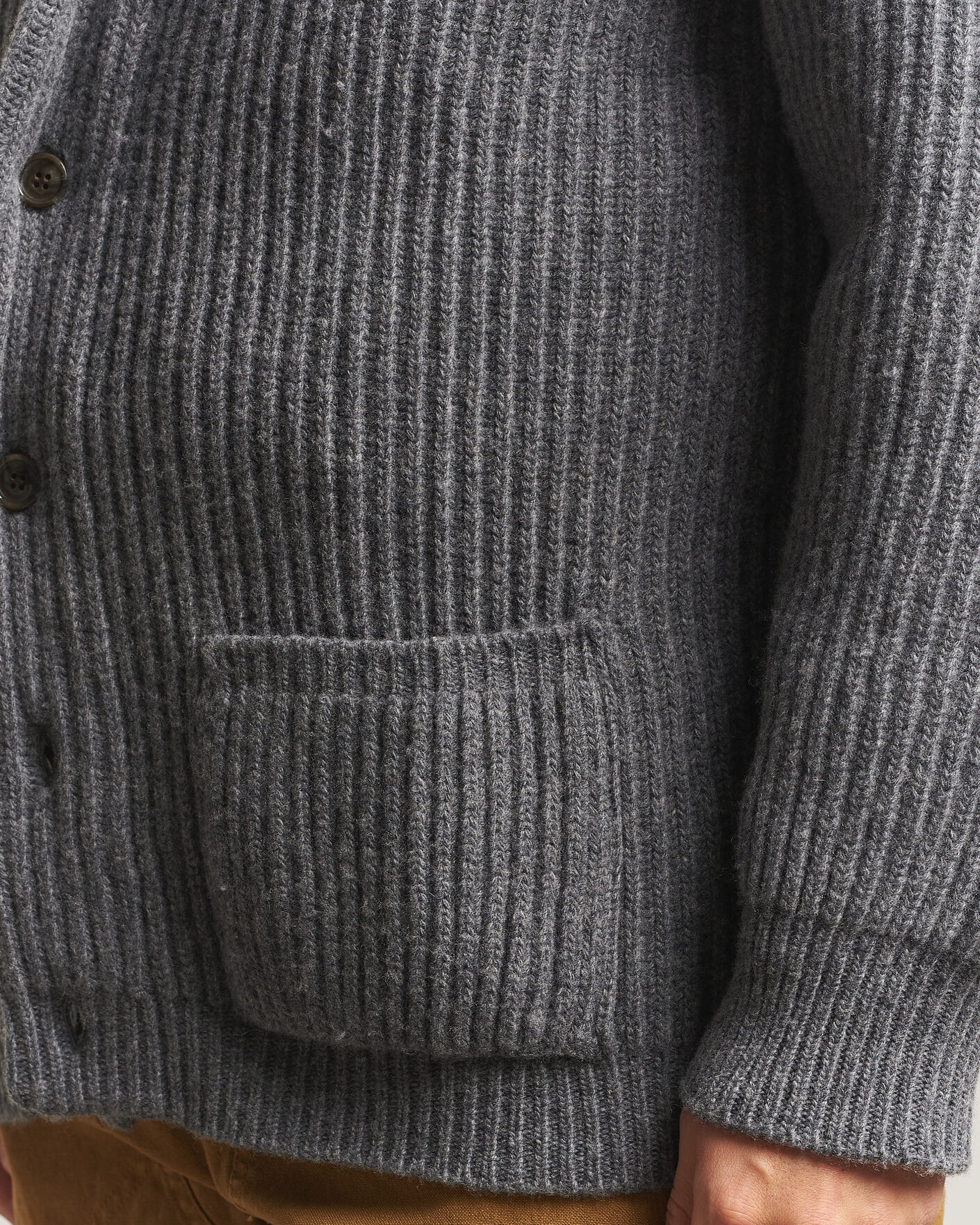 Men | Sweaters & Knitwear | Filson | Bristol Cardigan Sweater Medium Grey Melange