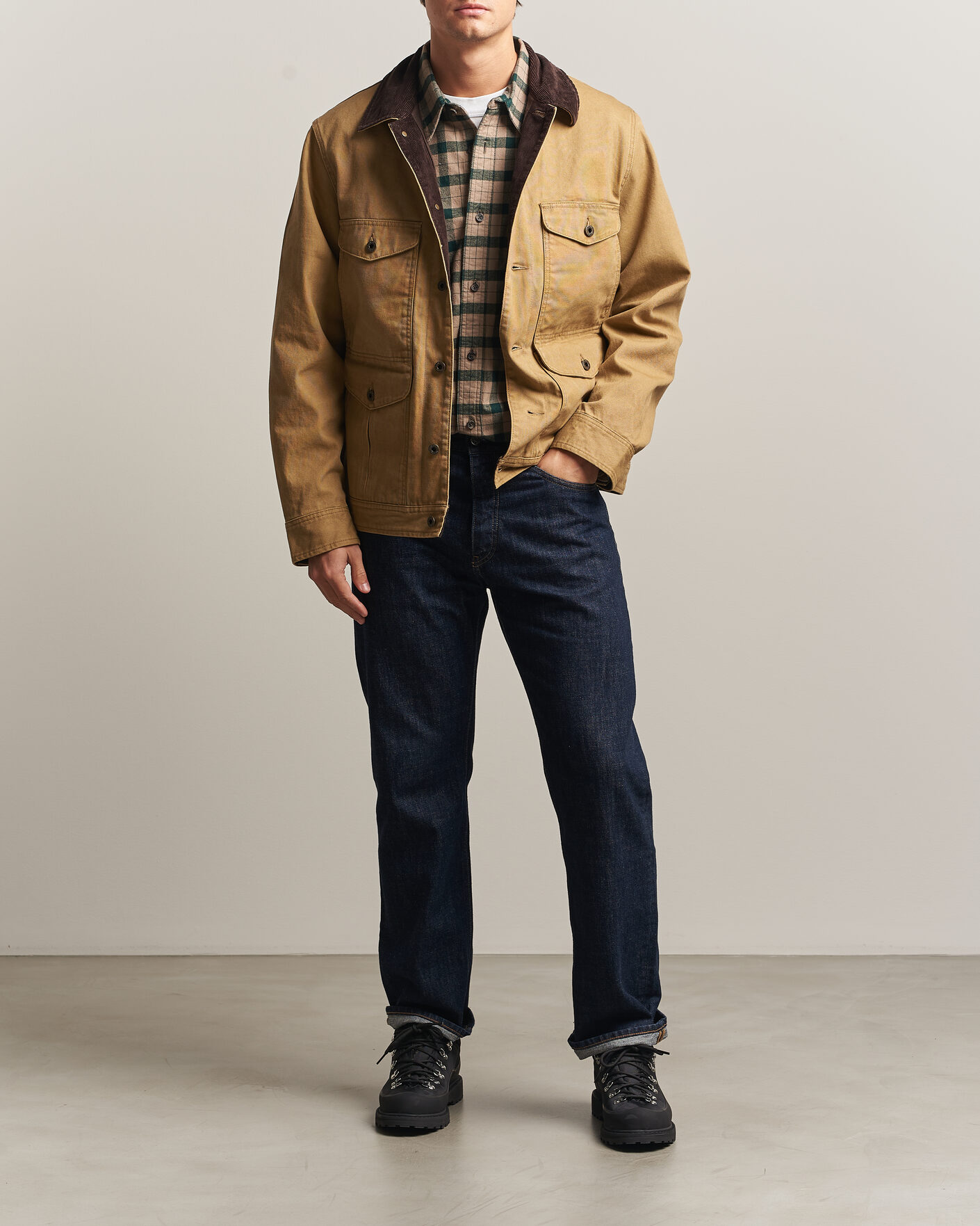 Men | Coats & Jackets | Filson | Rustic Canvas Journeyman Canvas Jacket Antique Bronze