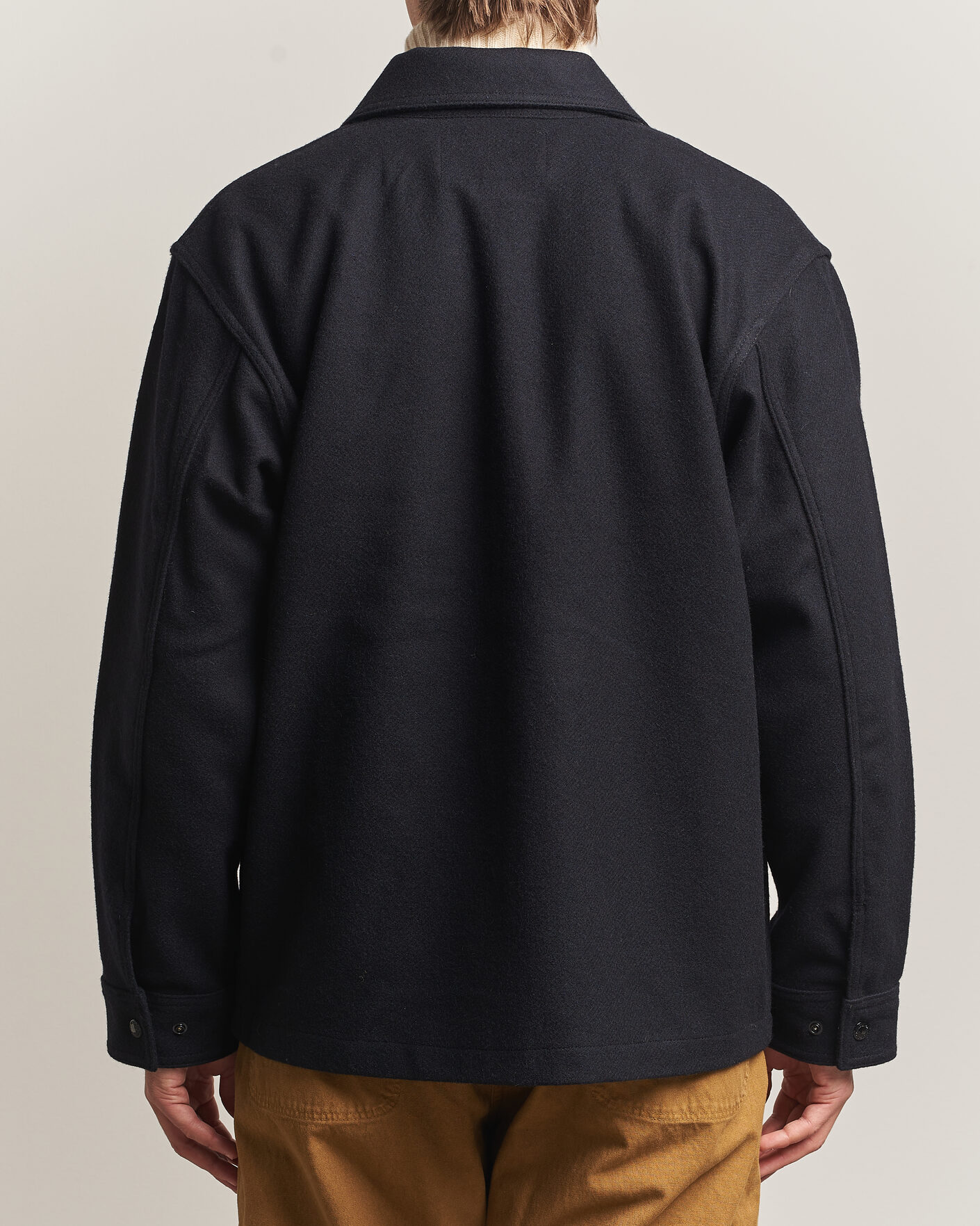 Men | Coats & Jackets | Filson | Wool Cruiser Jac Shirt Dark Navy