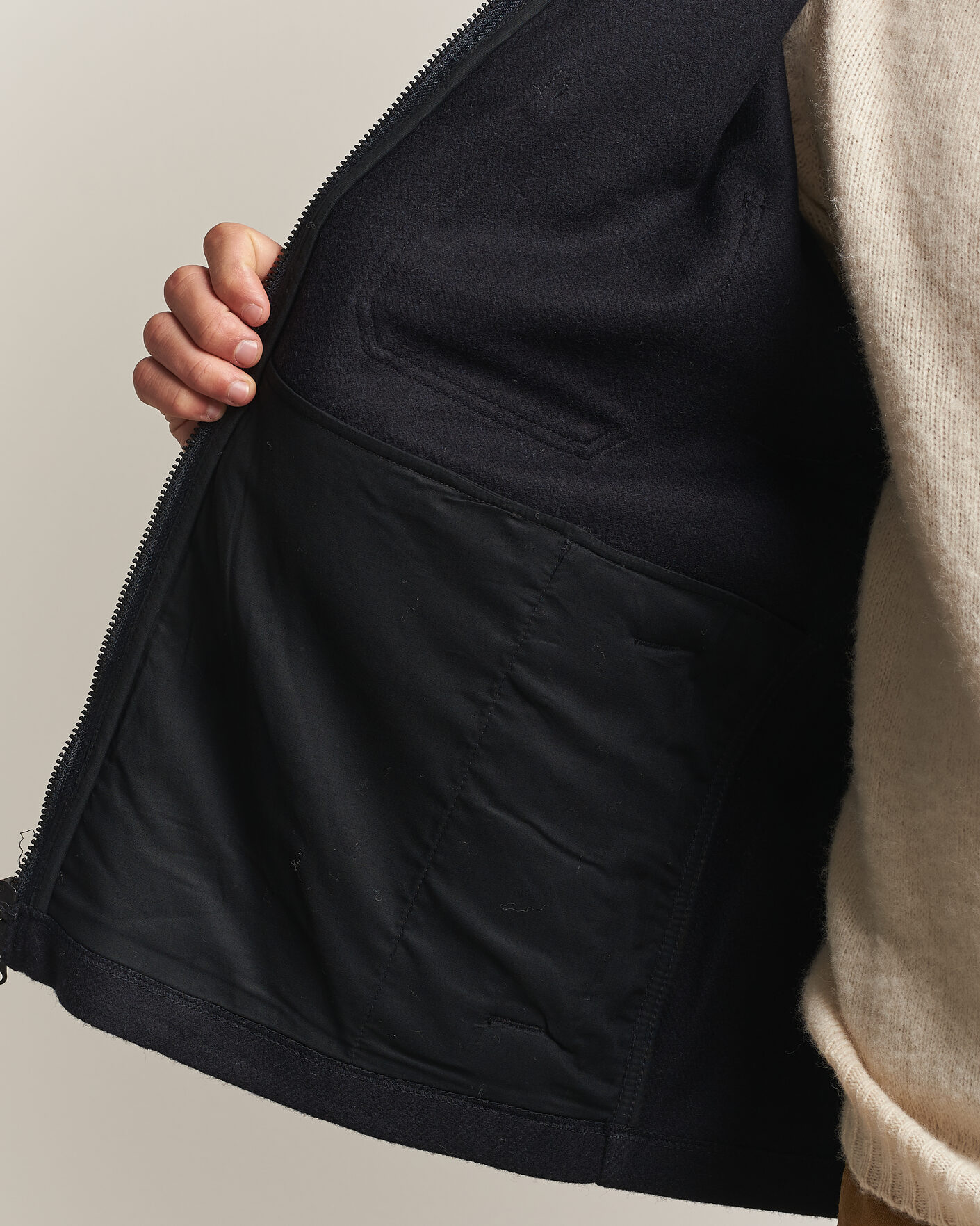 Men | Coats & Jackets | Filson | Wool Cruiser Jac Shirt Dark Navy