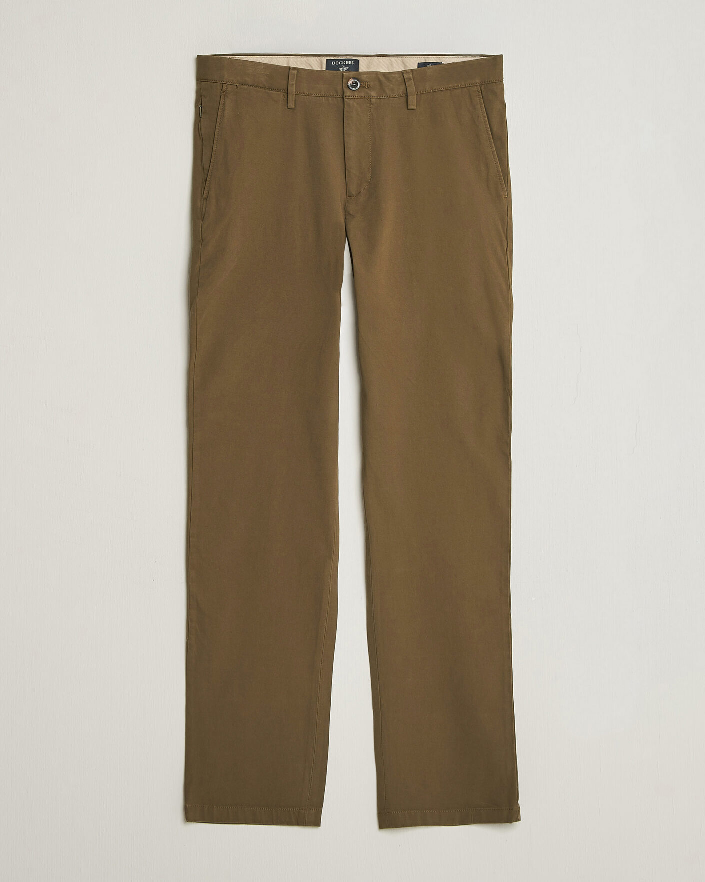 Men | Trousers | Dockers | Cotton Slim Chino Dark Moss