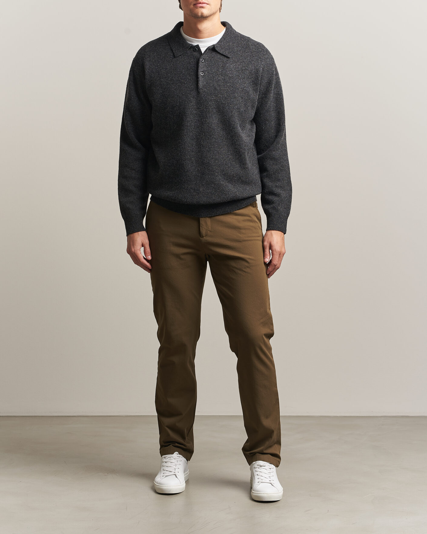 Men | Trousers | Dockers | Cotton Slim Chino Dark Moss