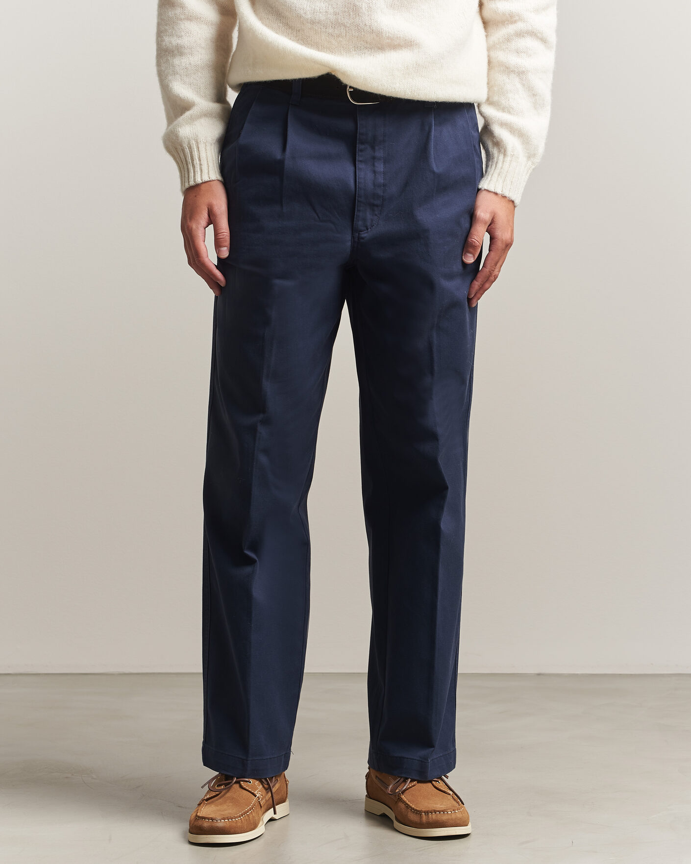 Dockers Original Pleated Chino Loose Navy at CareOfCarl.com