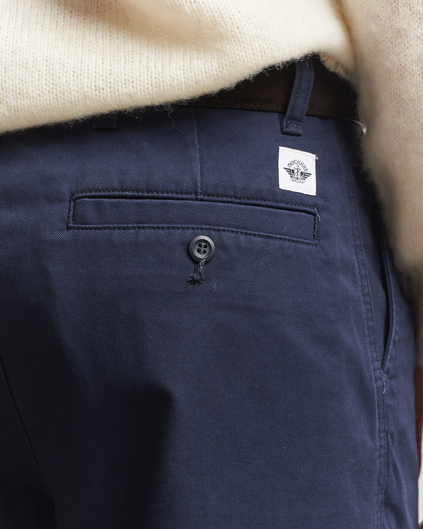 Men | Trousers | Dockers | Original Pleated Chino Loose Navy