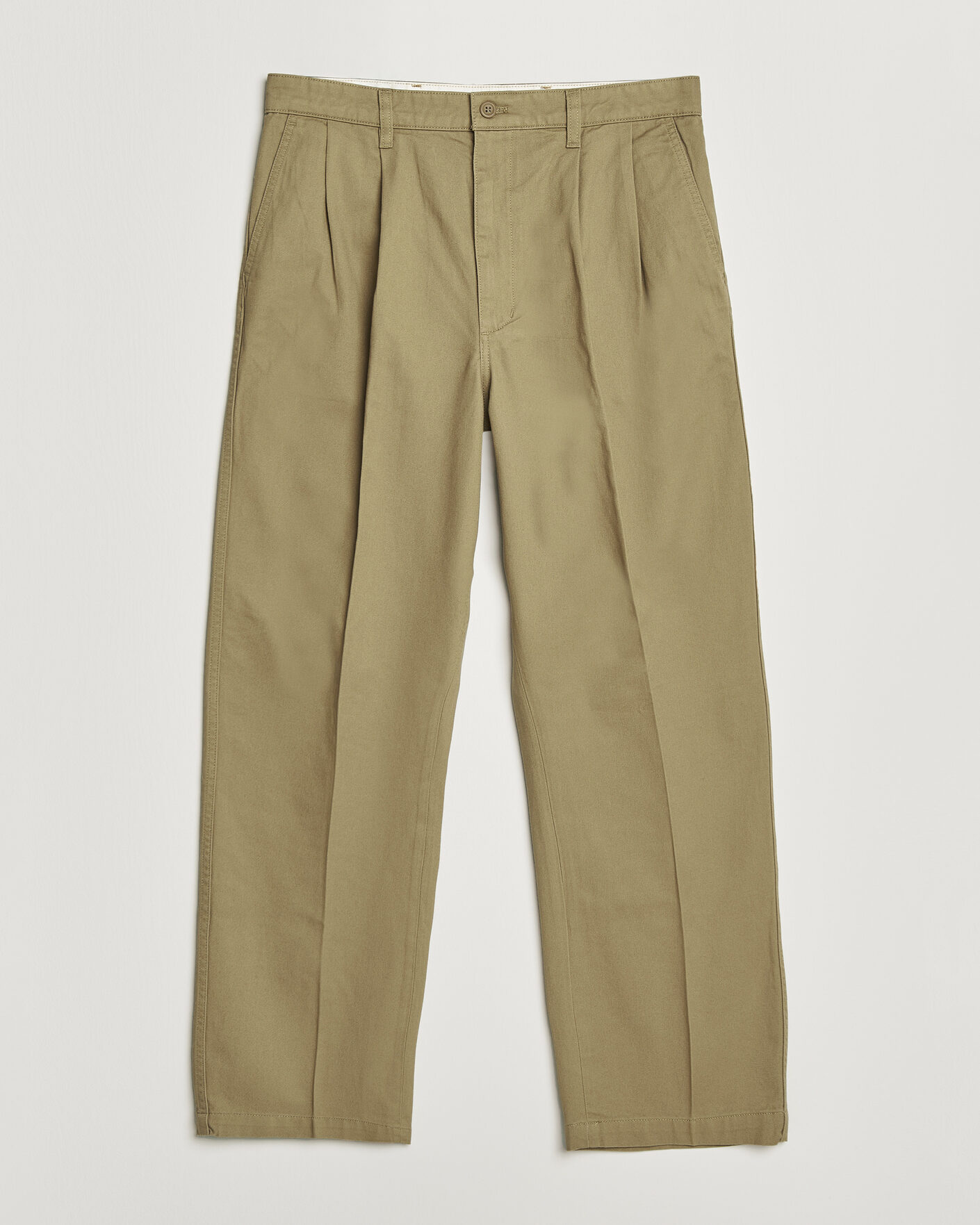 Men | Trousers | Dockers | Original Pleated Chino Loose British Khaki