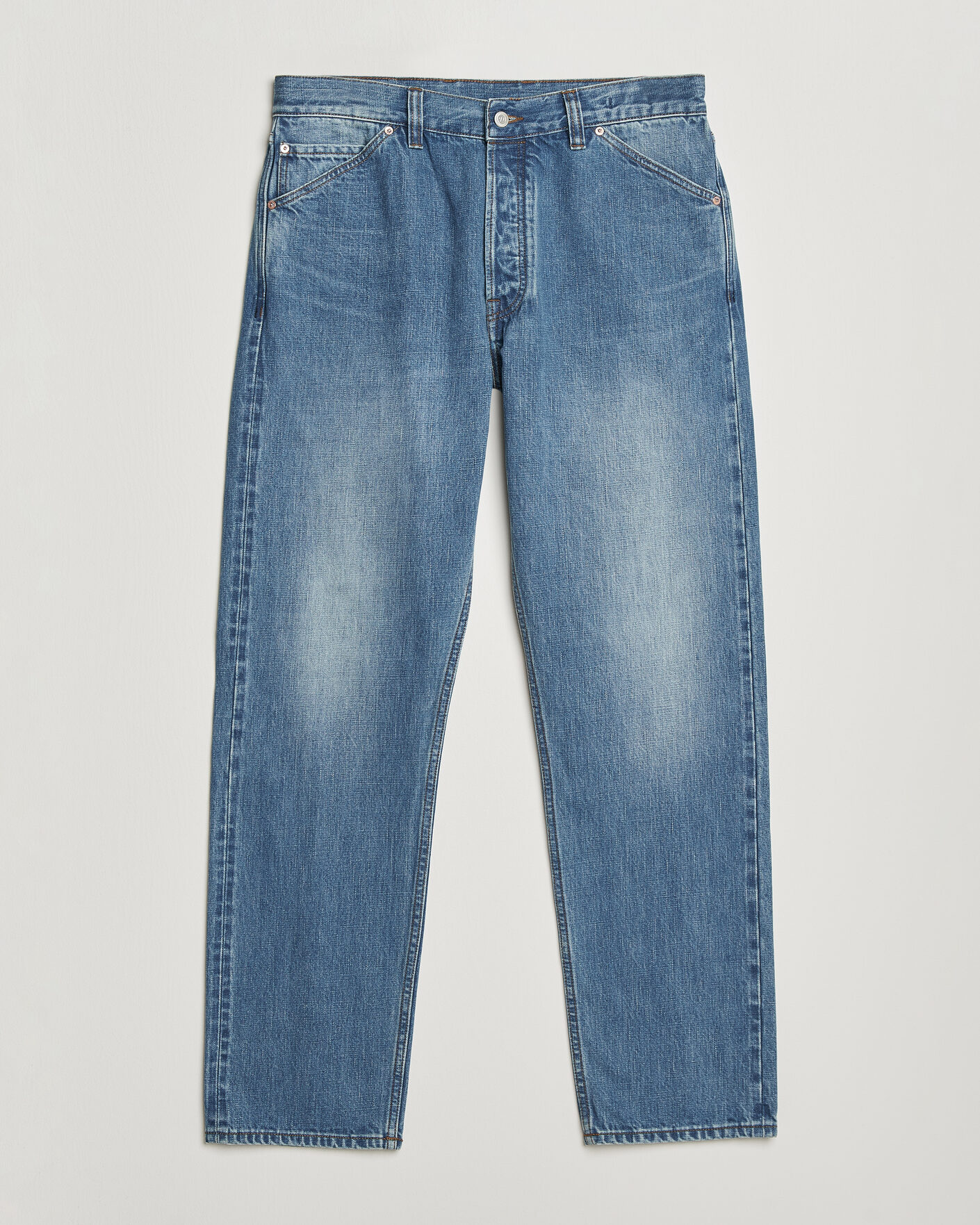 Men | Jeans | Drake's | 5-Pocket Japanese Selvedge Denim Stone Wash