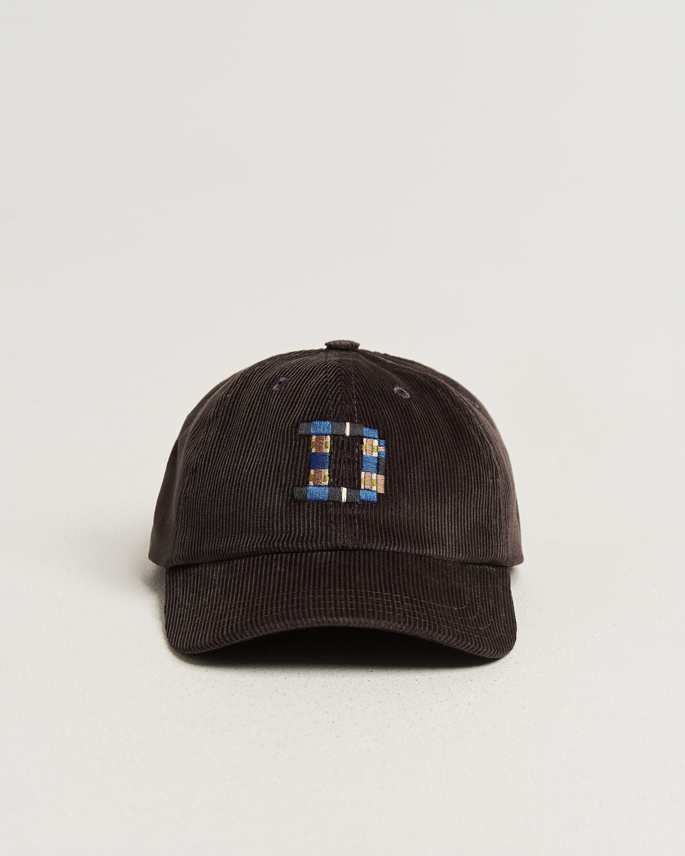 Men | Hats & Caps | Drake's | D 1977 Cord Baseball Cap Brown