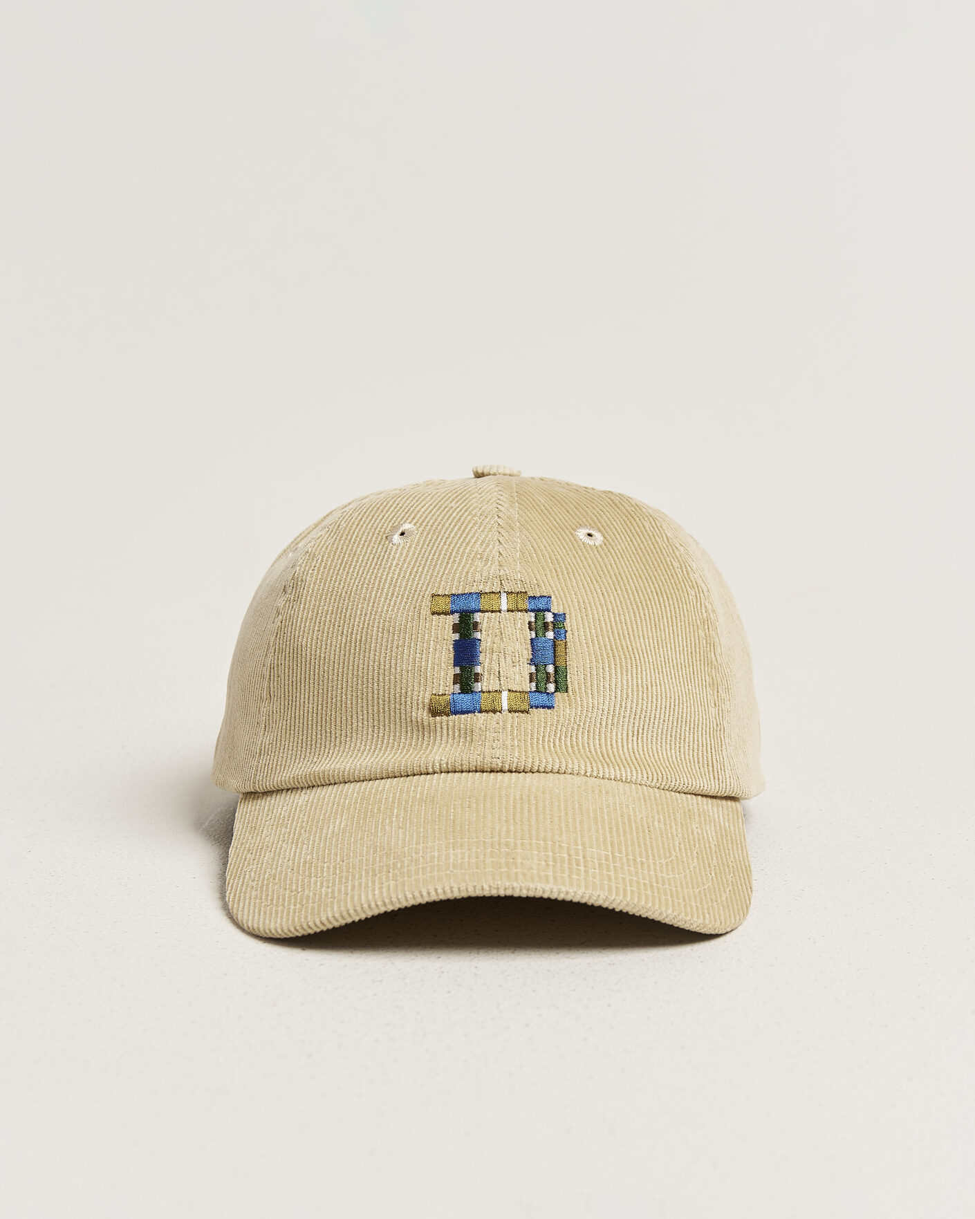Men | Hats & Caps | Drake's | D 1977 Cord Baseball Cap Stone
