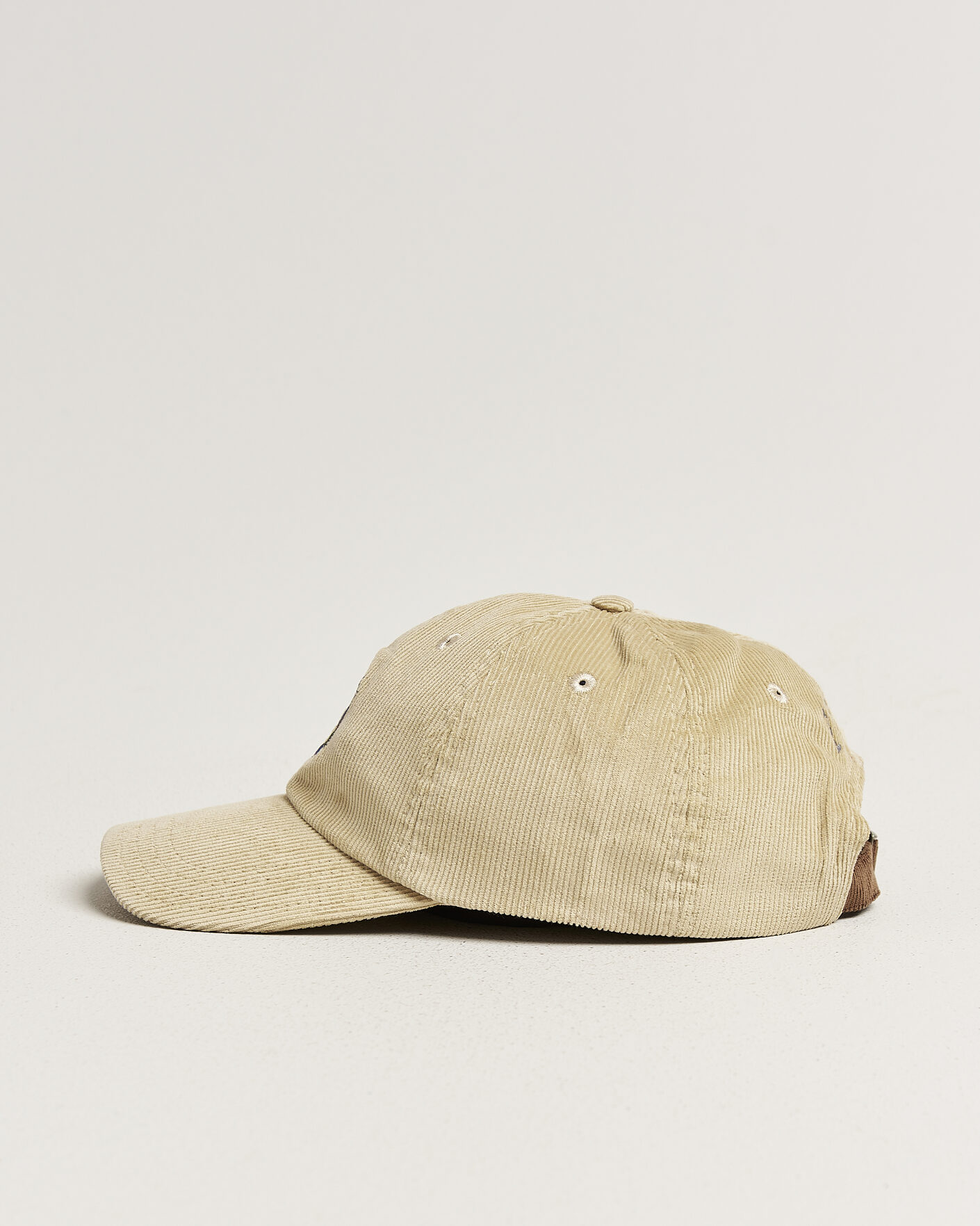 Men | Hats & Caps | Drake's | D 1977 Cord Baseball Cap Stone