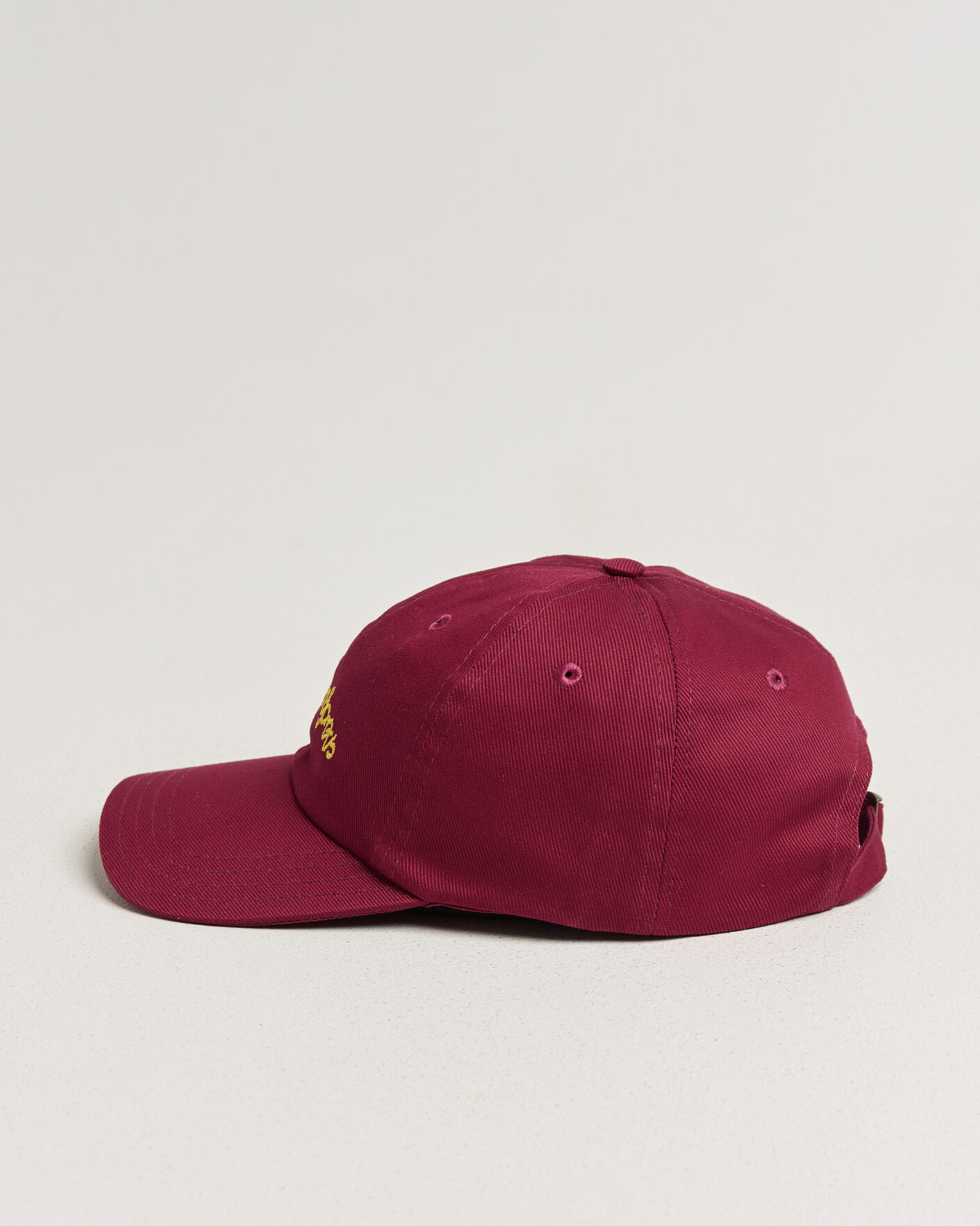 Men | Hats & Caps | Drake's | Home Comforts Twill Baseball Cap Red
