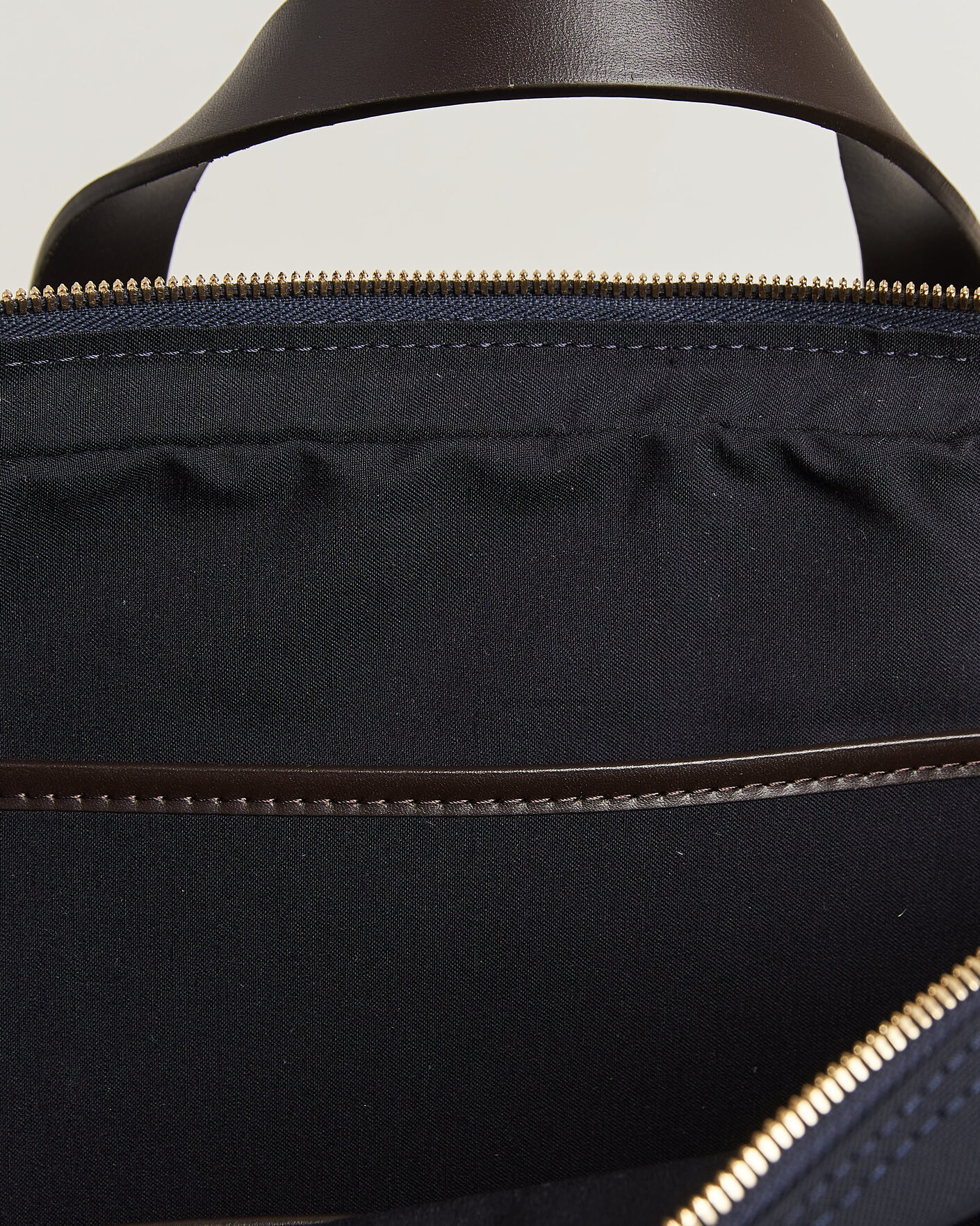 Men | Bags | Mismo | M/S Endeavour Briefcase Navy/Dark Brown