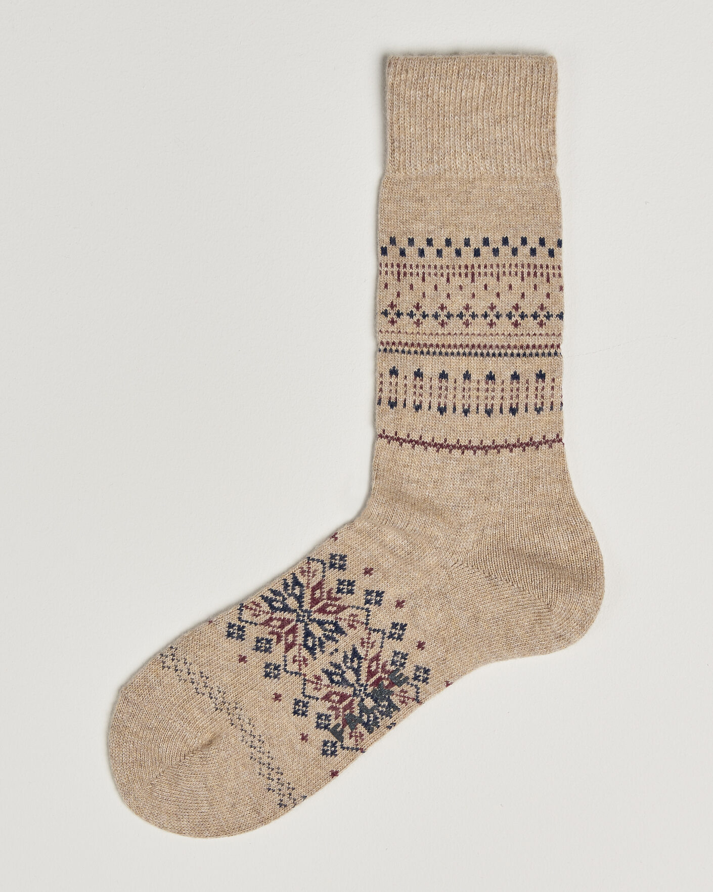 Men | Underwear & Socks | Falke | Sky Limit Fairisle Socks Beige Melange