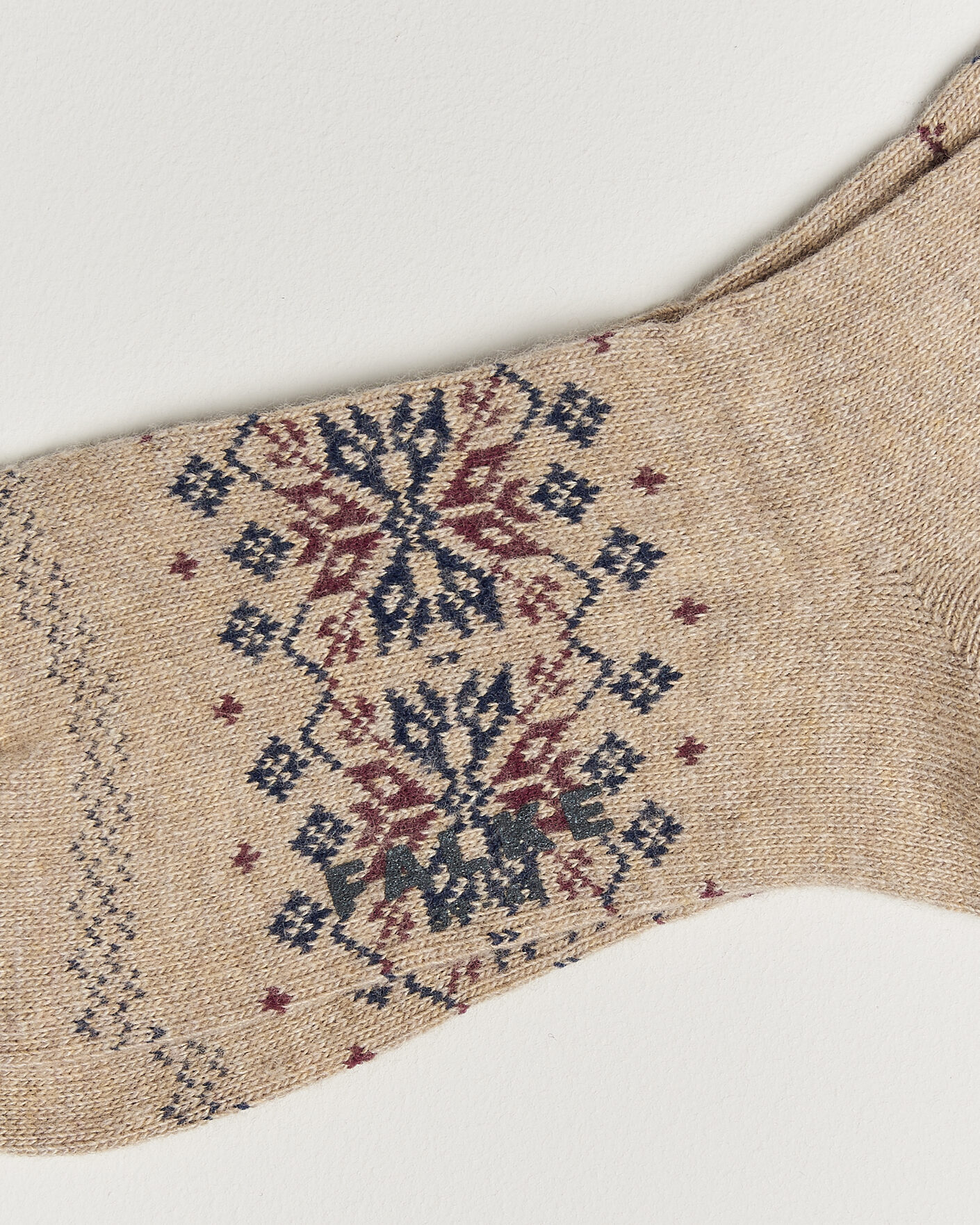 Men | Underwear & Socks | Falke | Sky Limit Fairisle Socks Beige Melange