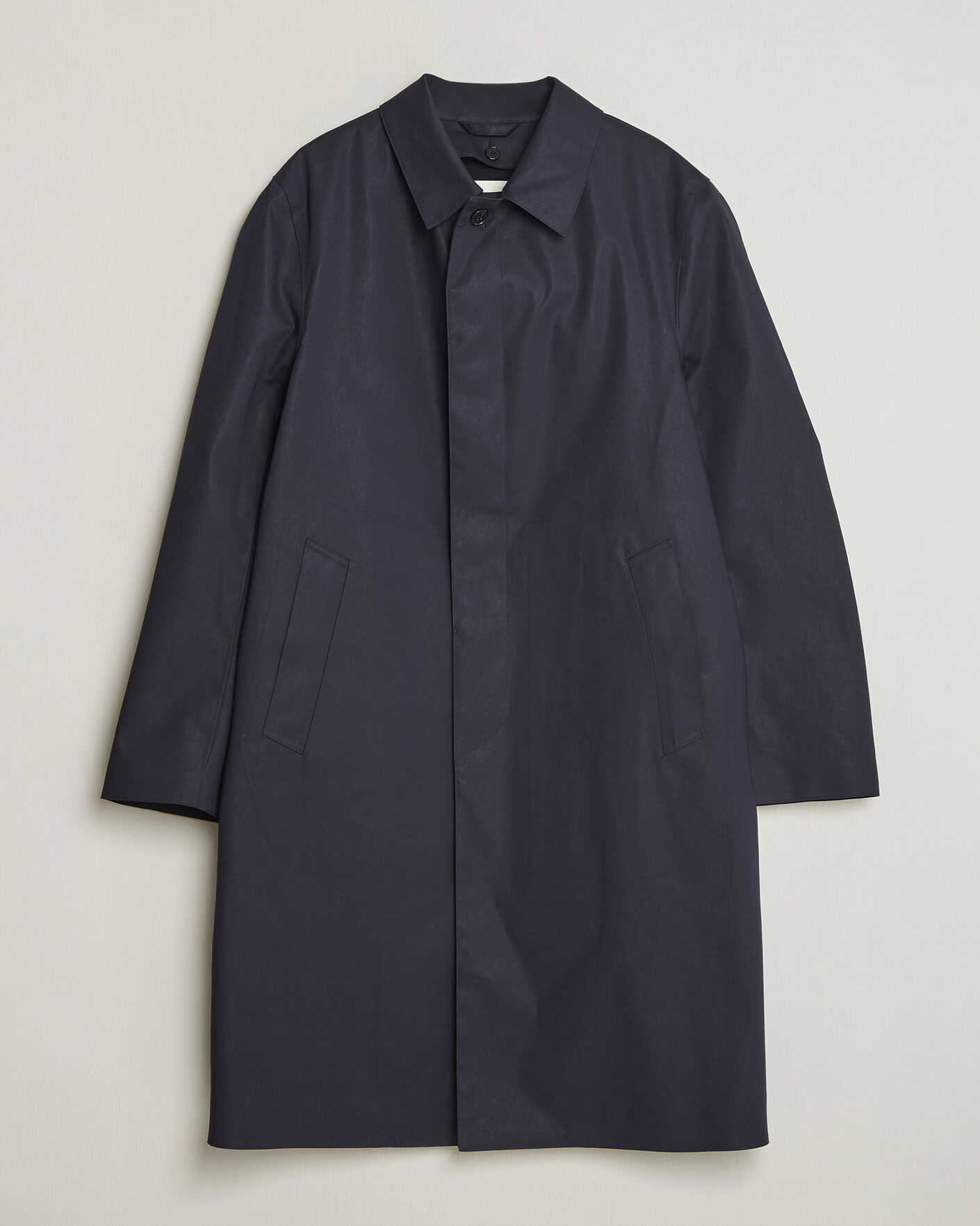 美品 希少 44サイズ MACKINTOSH DUNKELD シルクブレンド 紺 Mackintosh Dunkeld Car Coat Navy at CareOfCarl.com