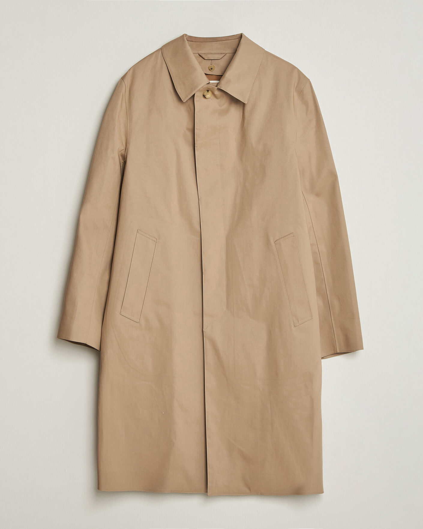 Men | Coats & Jackets | Mackintosh | Dunkeld Car Coat Fawn