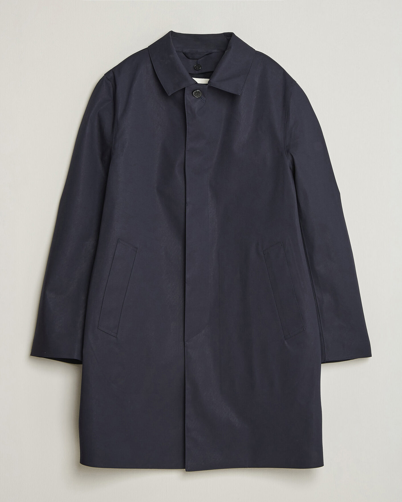 Men | Coats & Jackets | Mackintosh | Dunoon Car Coat Navy