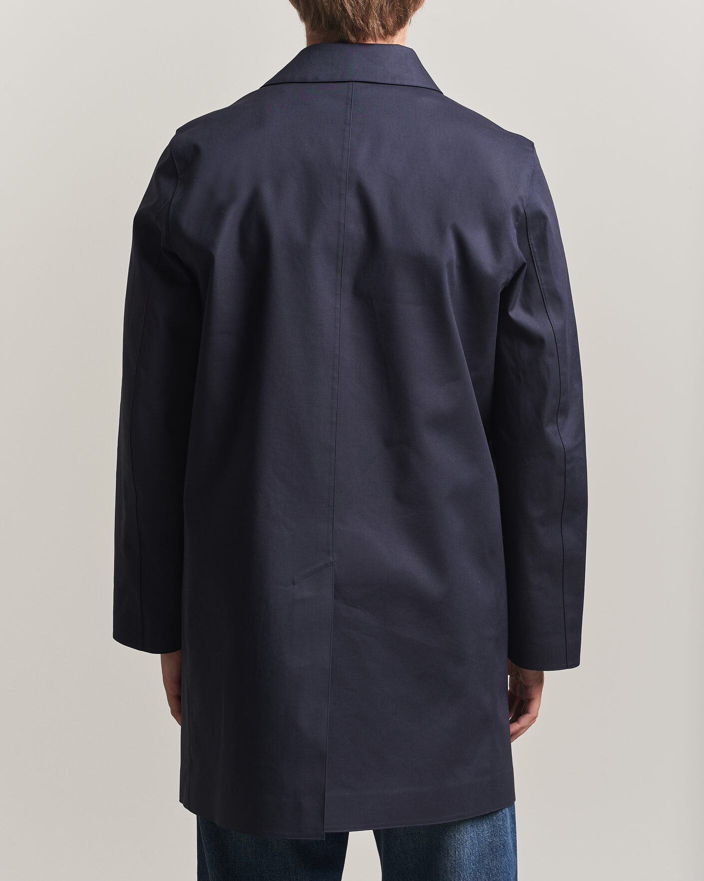 Men | Coats & Jackets | Mackintosh | Dunoon Car Coat Navy