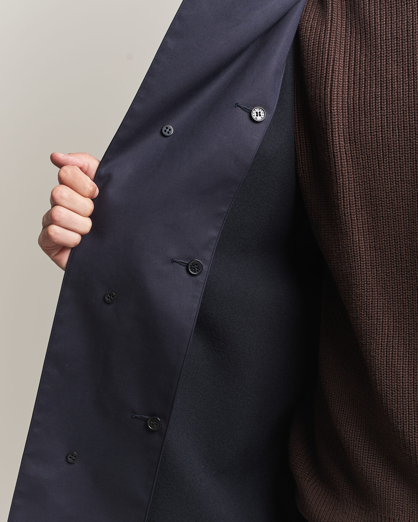 Men | Coats & Jackets | Mackintosh | Dunoon Car Coat Navy