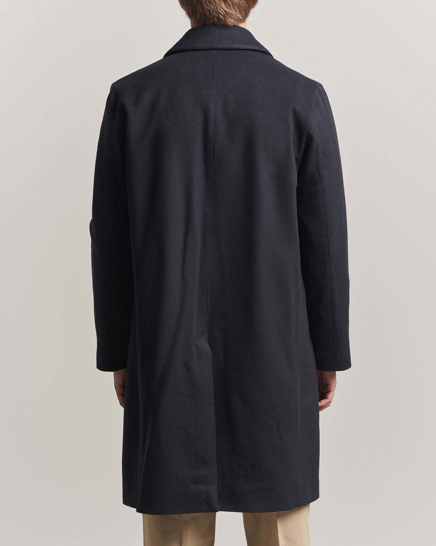 Men | Coats & Jackets | Mackintosh | Dunkeld Wool/Cashmere Coat Navy