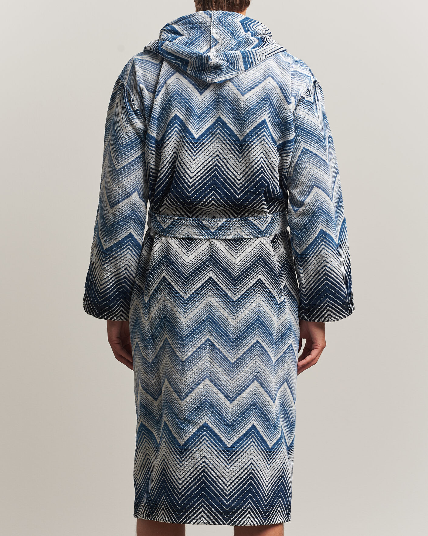 Men | Pyjamas & Robes | Missoni Home | Marea Hooded Bathrobe Multi Blue