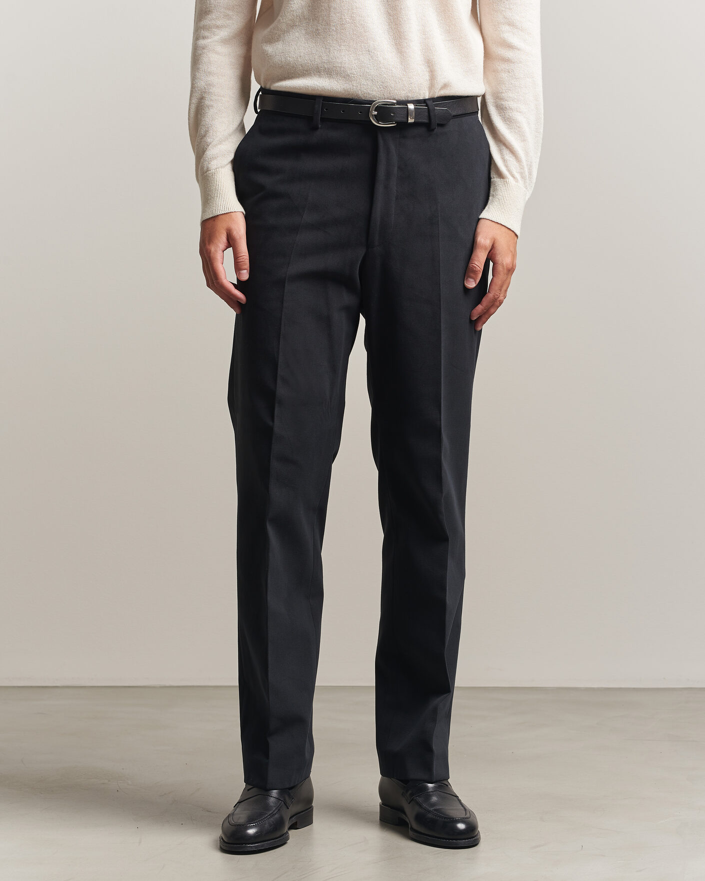 Men | Trousers | Oscar Jacobson | Del S Trousers Black