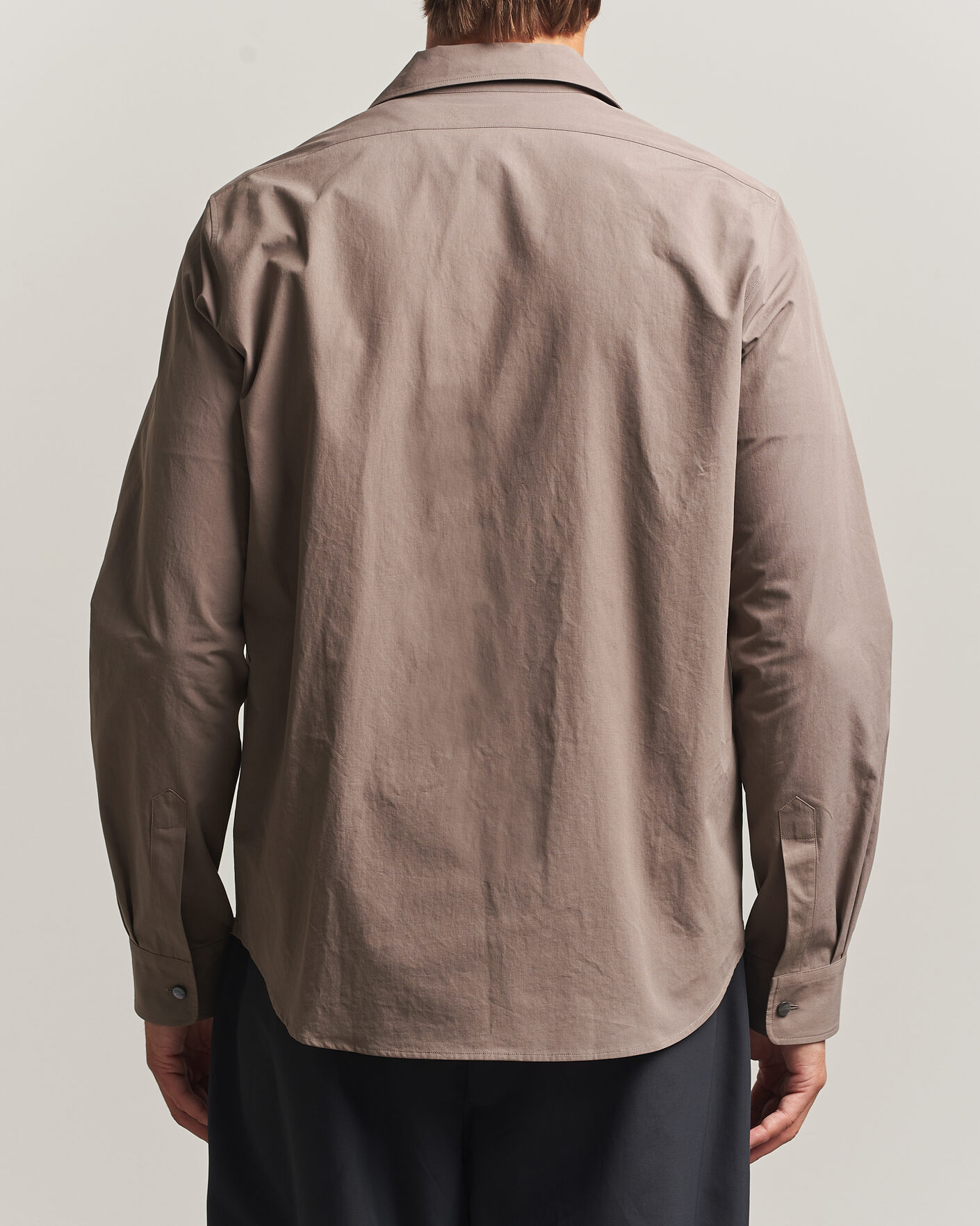 Men | Shirts | Jil Sander | Crispy Washed Cotton Shirt Taupe