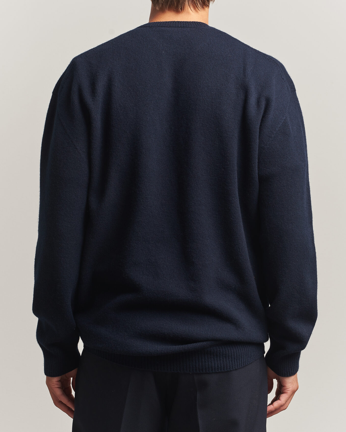 Men | Sweaters & Knitwear | Jil Sander | Wool/Cashmere Seamless Sweater Navy