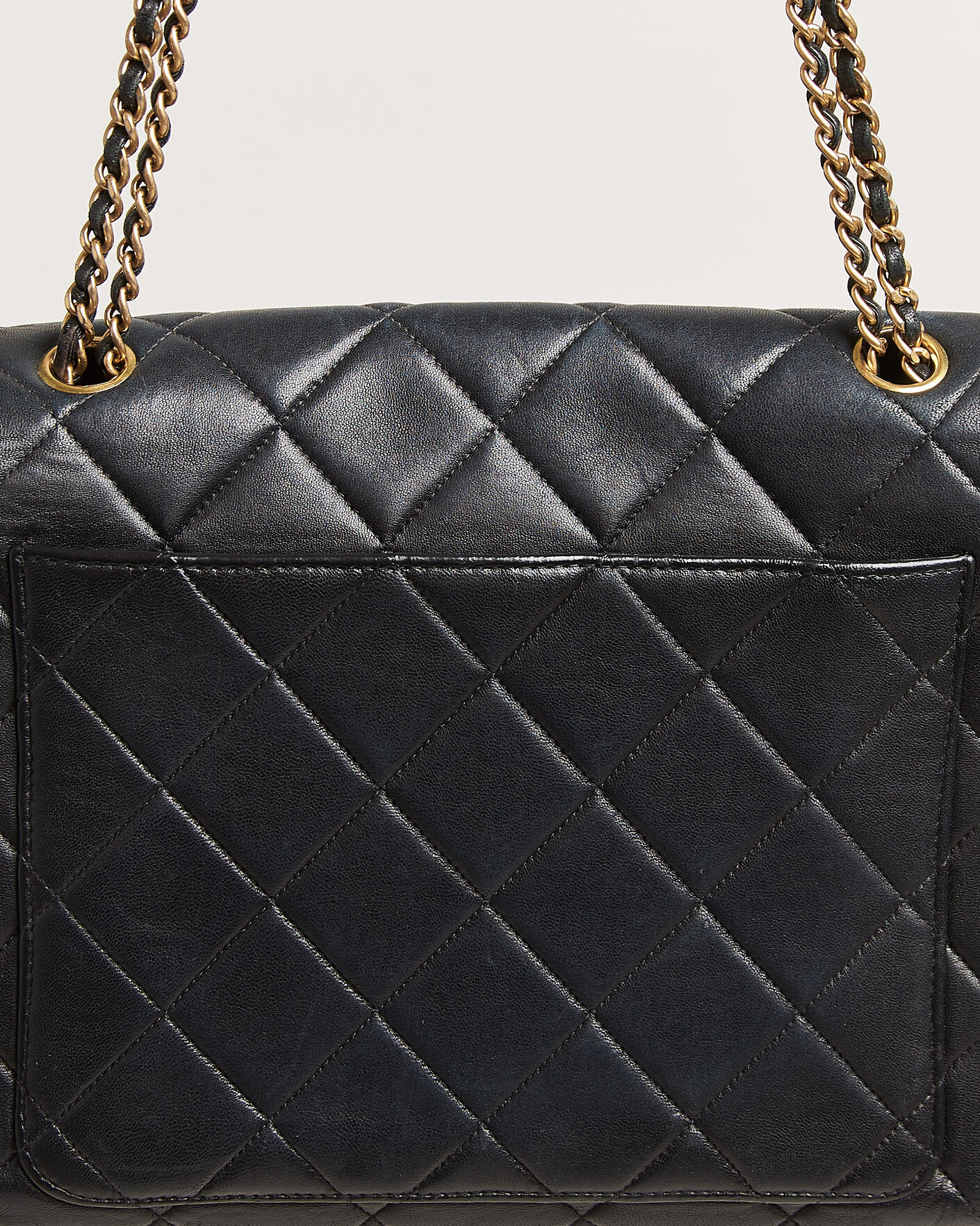 Men | Pre-Owned & Vintage Bags | Chanel Pre-Owned | Single Flap Bag Lambskin Black