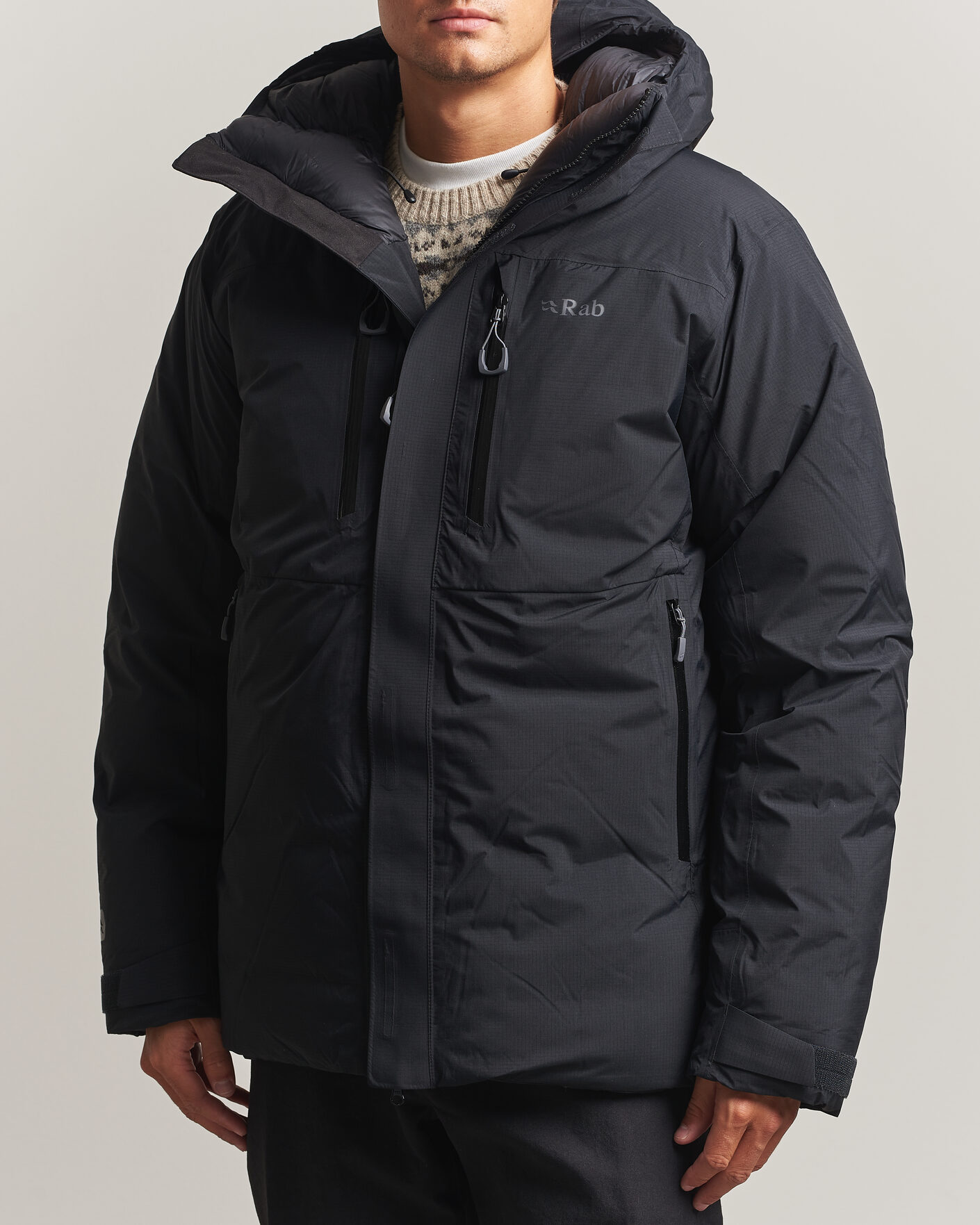 Men | Coats & Jackets | Rab | Batura Waterproof Down Jacket Black