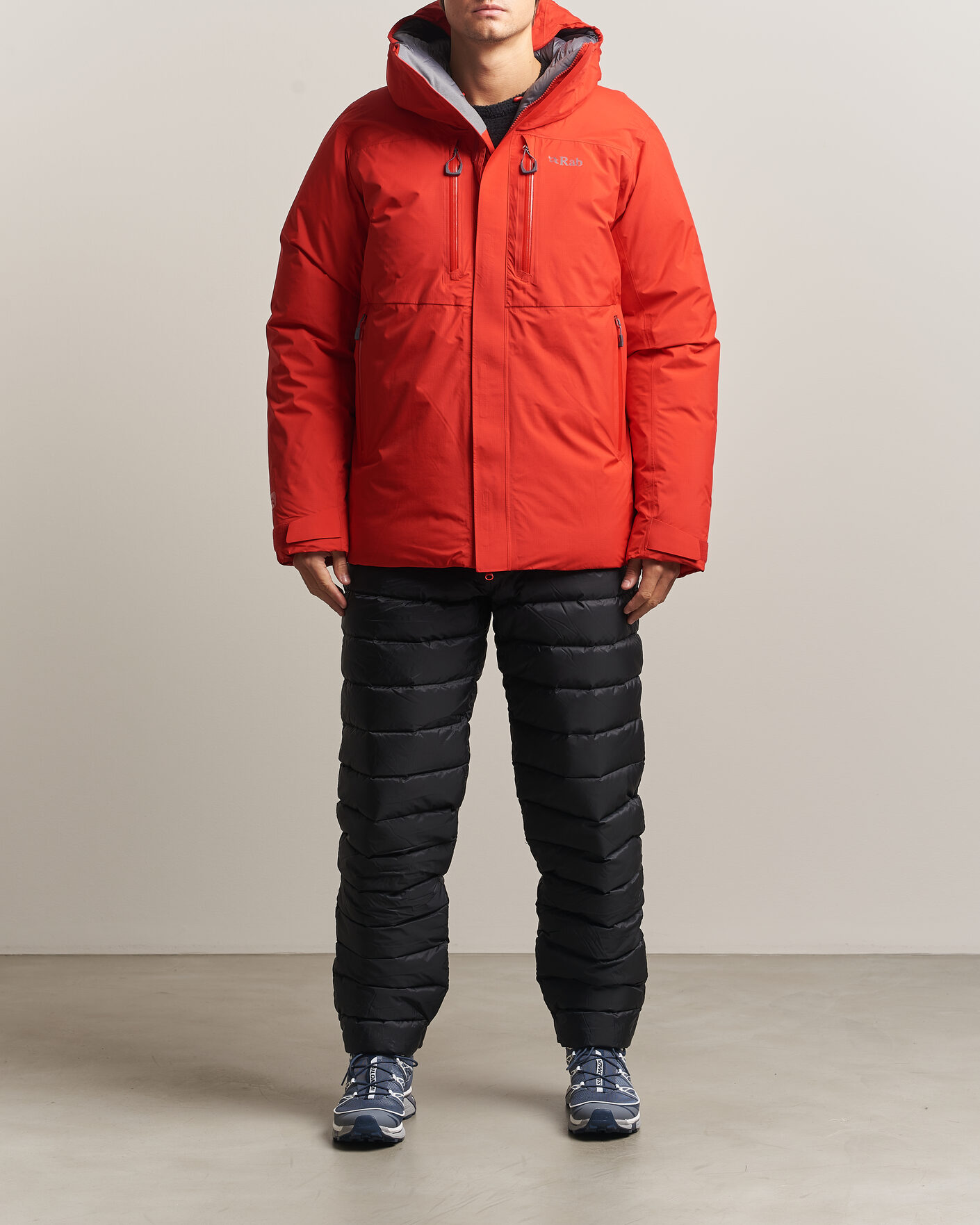 Men | Coats & Jackets | Rab | Batura Waterproof Down Jacket Summit Red