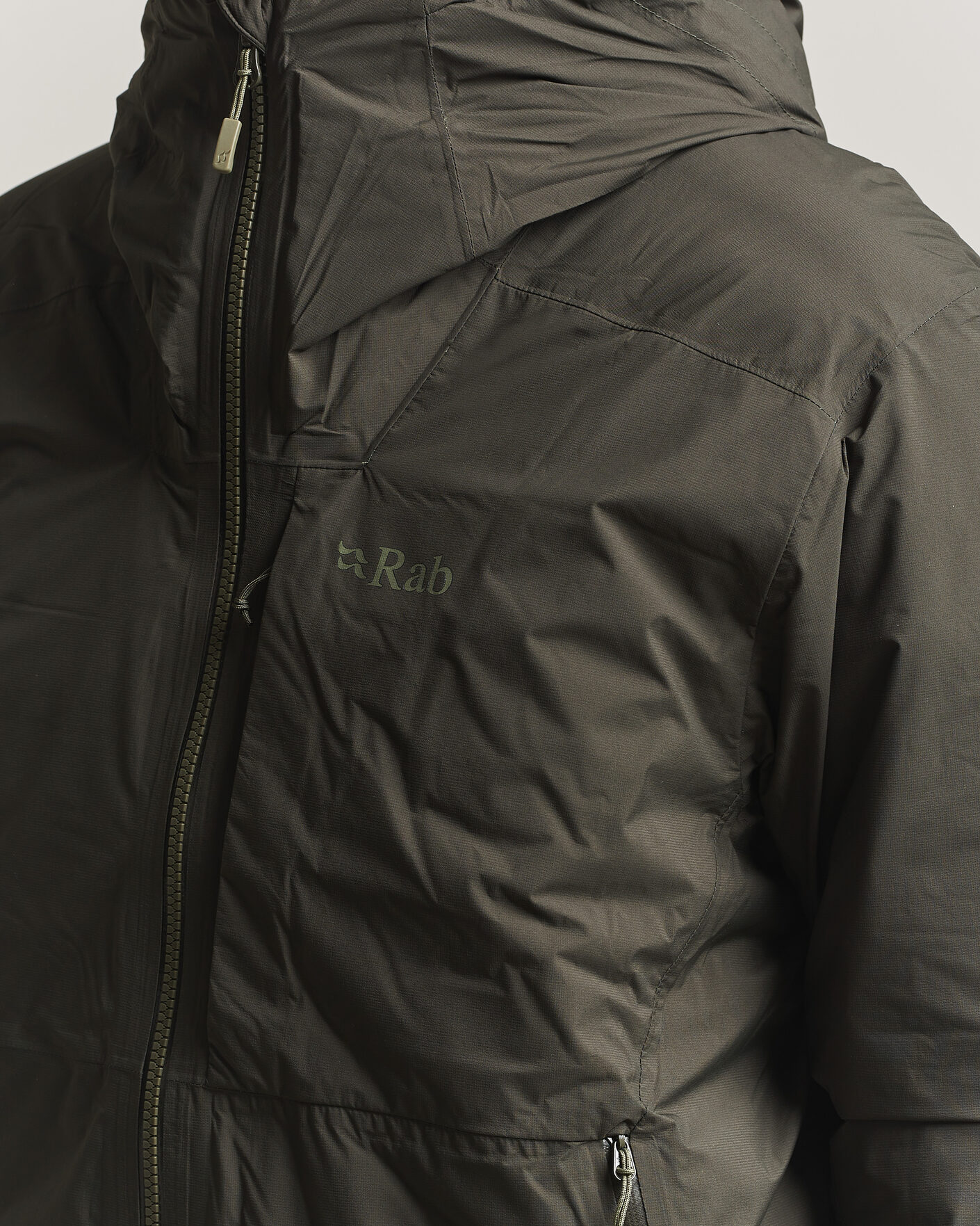 Men | Coats & Jackets | Rab | Microlight Waterproof Shield Jacket Dark Army