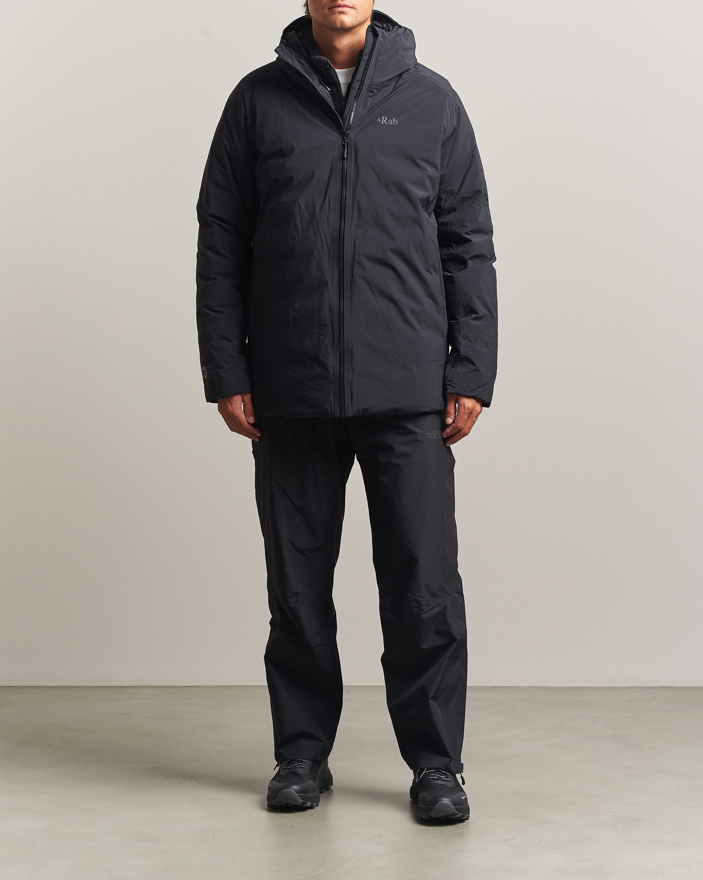 Men | Coats & Jackets | Rab | Valiance Waterproof Down Jacket Black